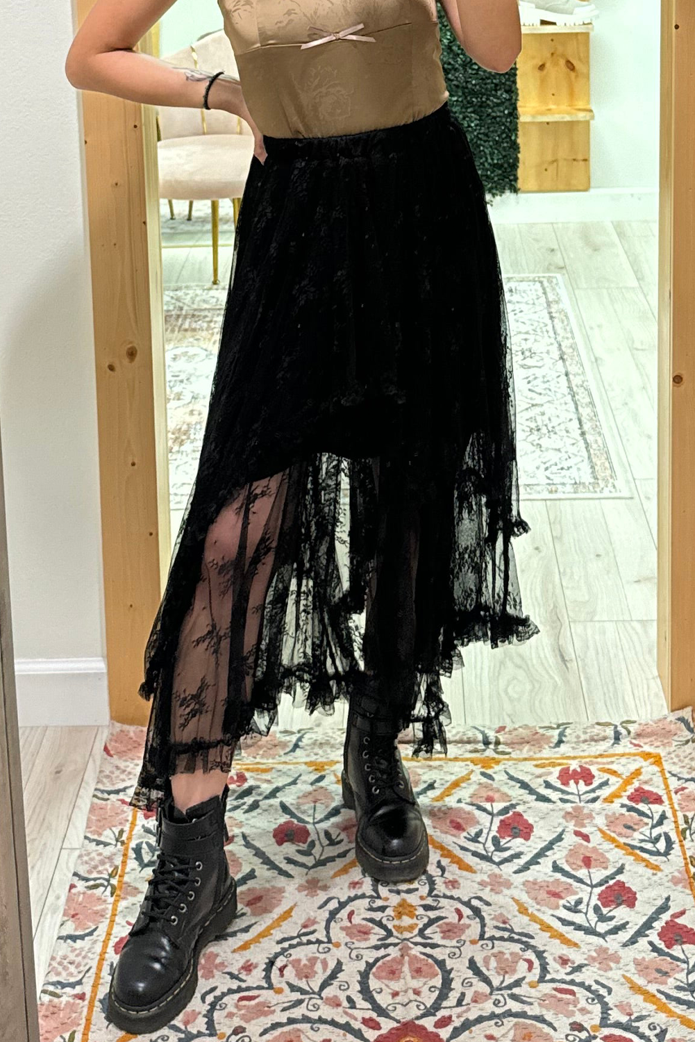 Lace Maxi Skirt