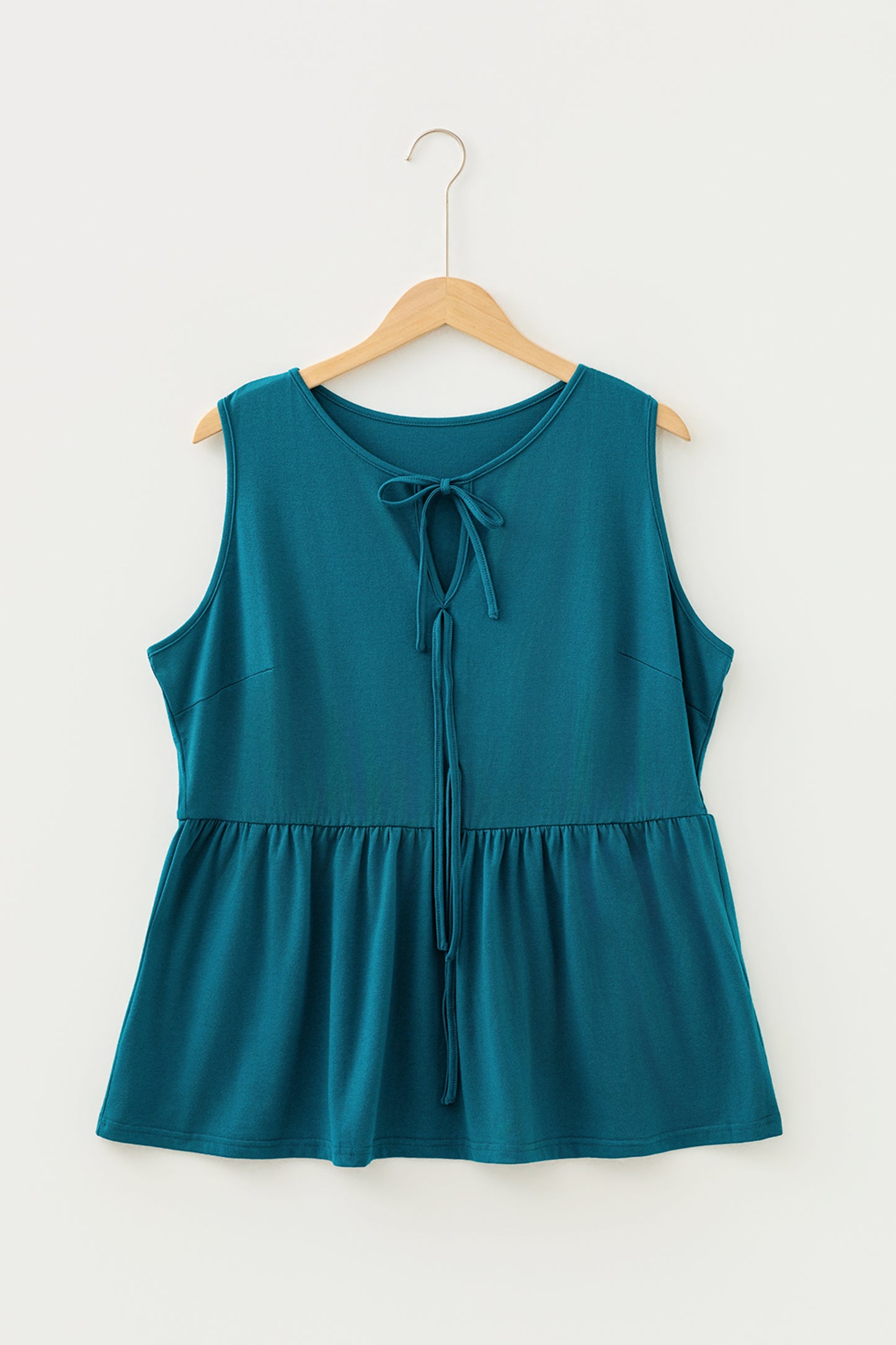 Bow Tie Peplum Tank Top