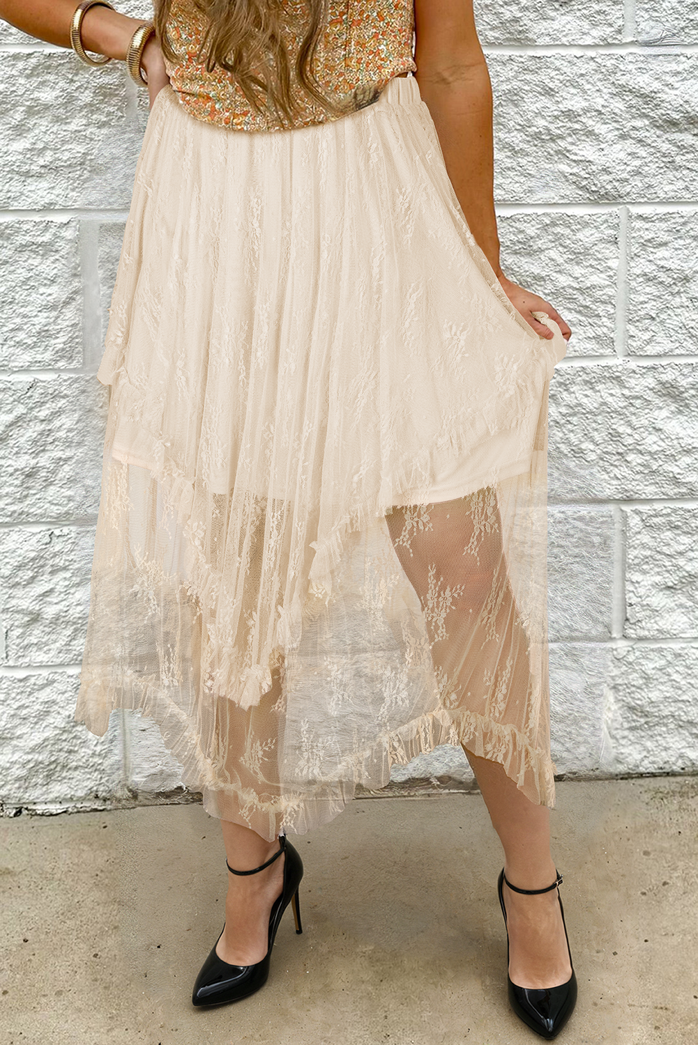 Lace Maxi Skirt