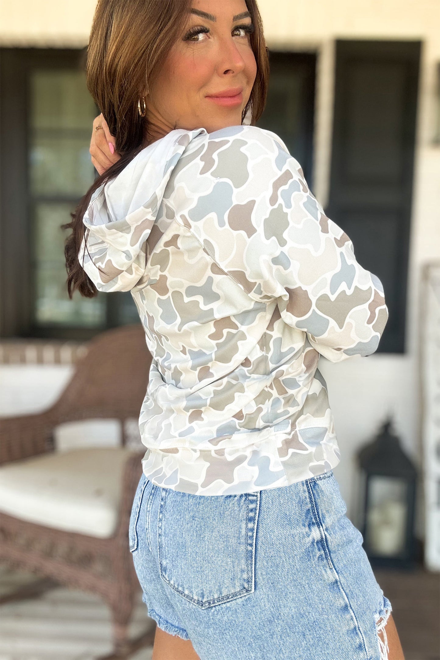 Relaxed Drawstring Hoodie