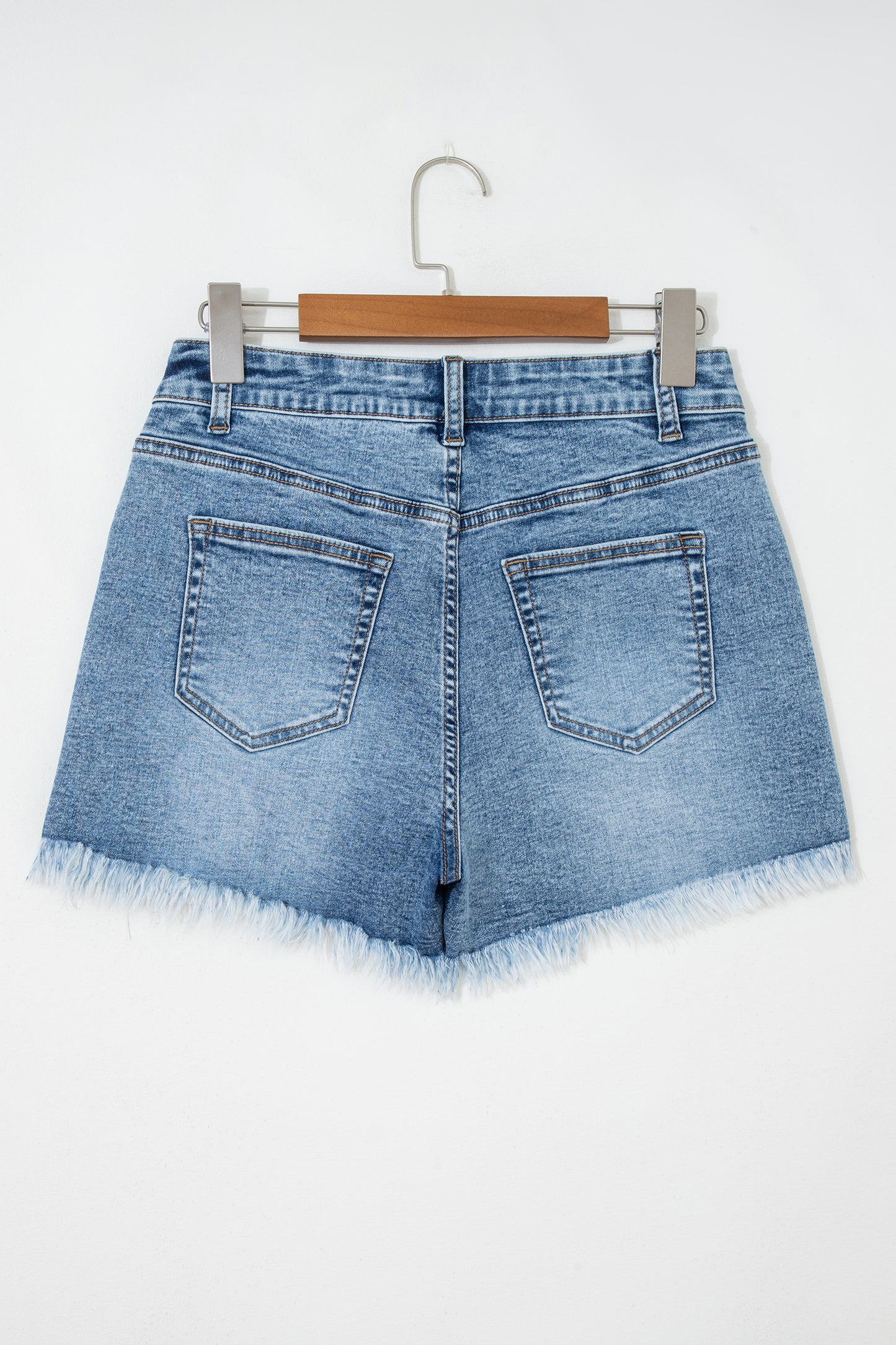 Stud Denim Shorts