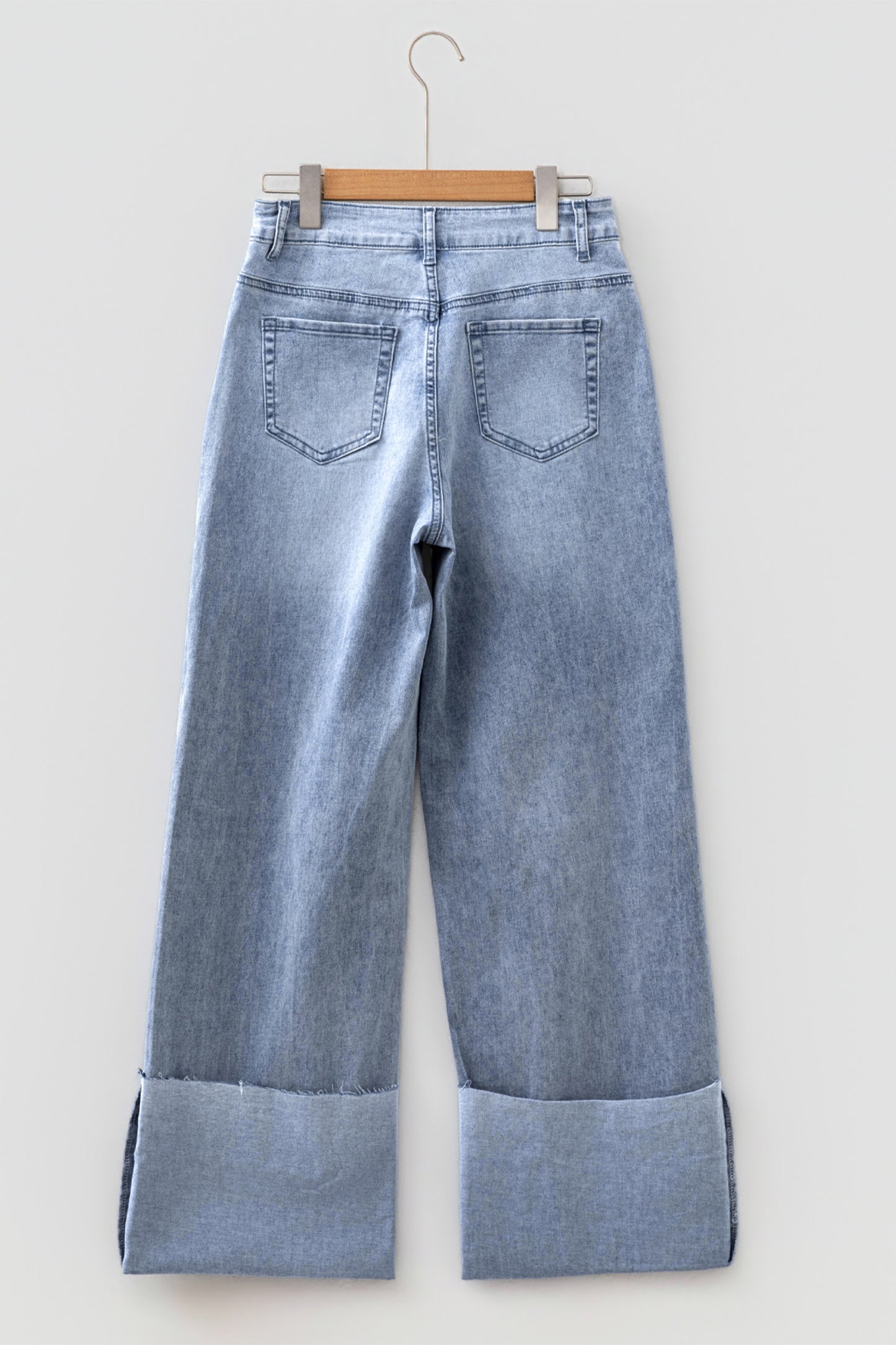 Turn-up Cuffs  Loose Jeans