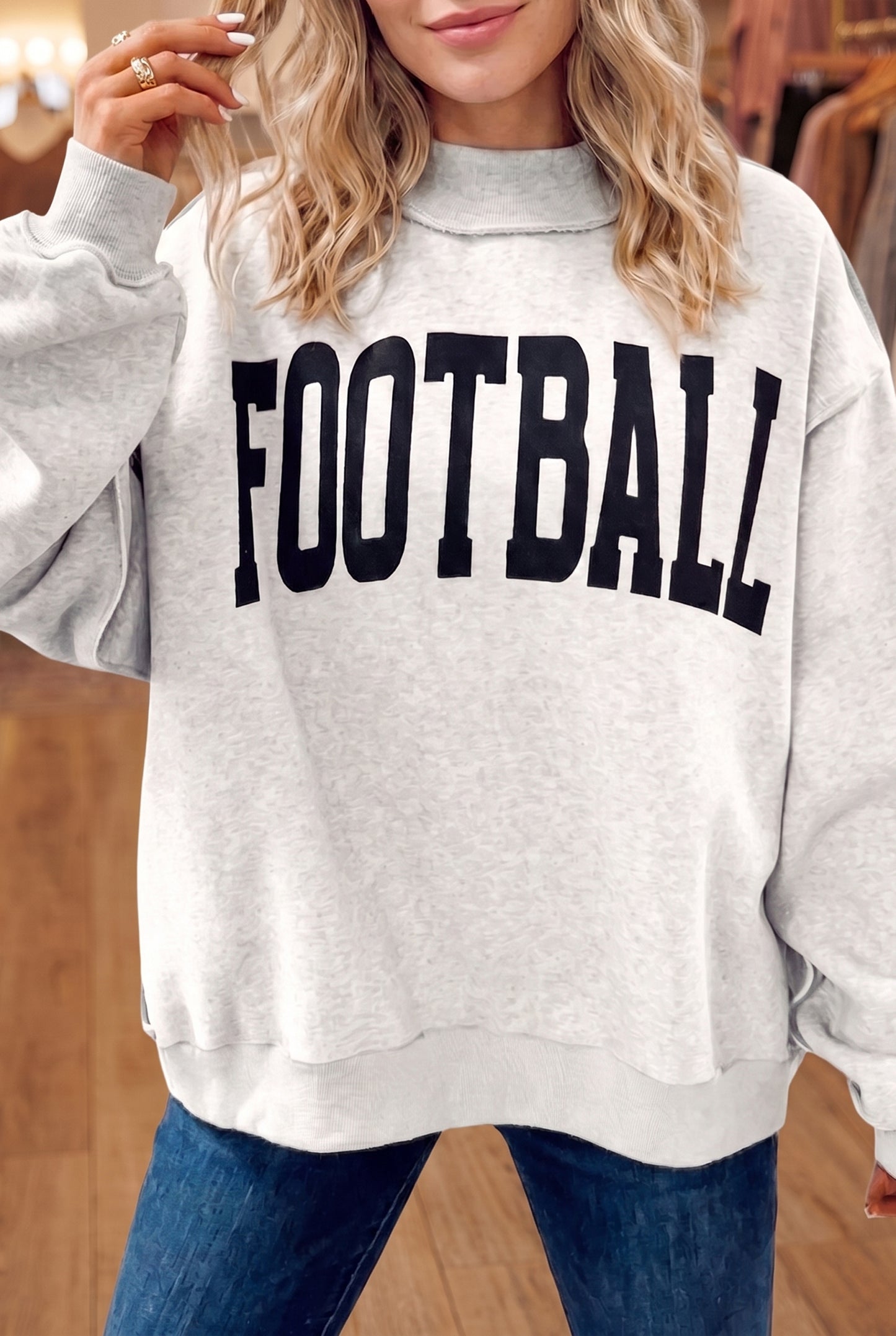 GAMEDAY/ FOOTBALL  Reversible Sweatshirt