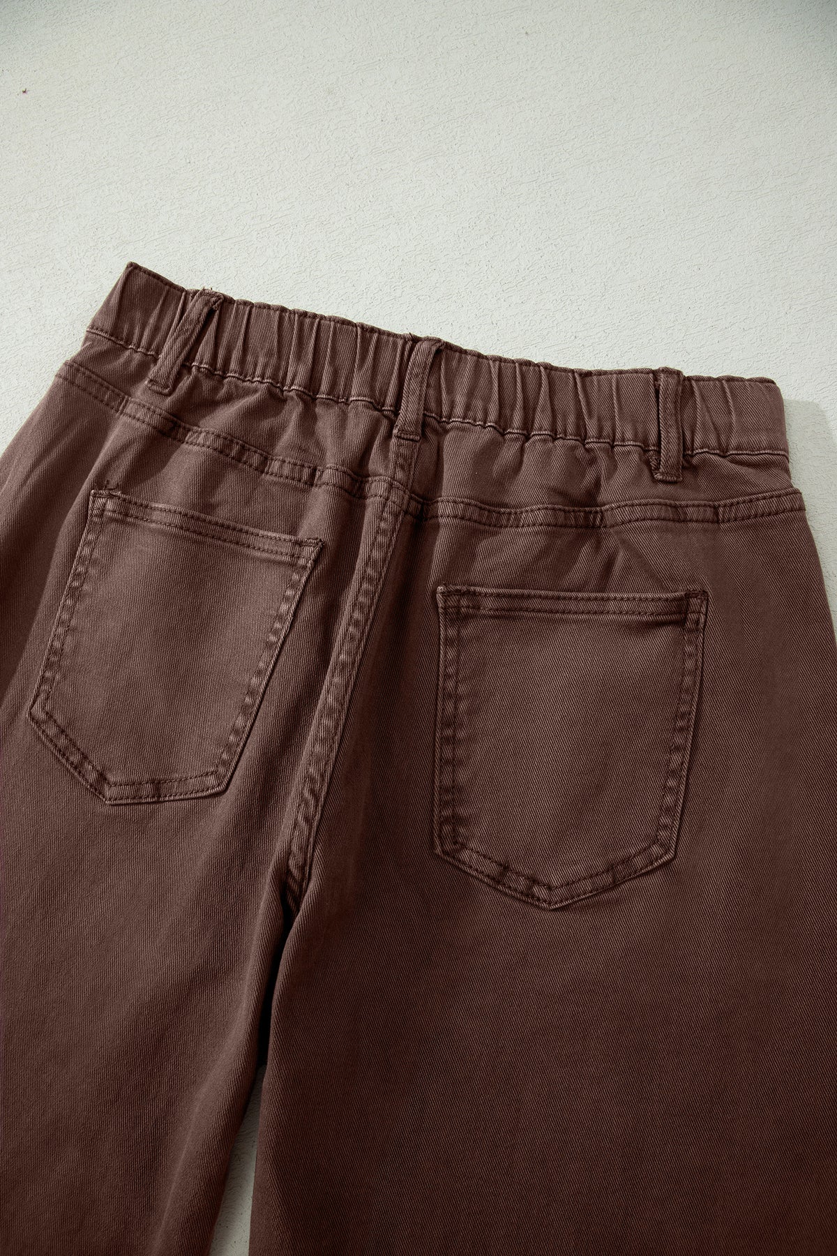 Front Pocket Ankle-length Barrel Jeans