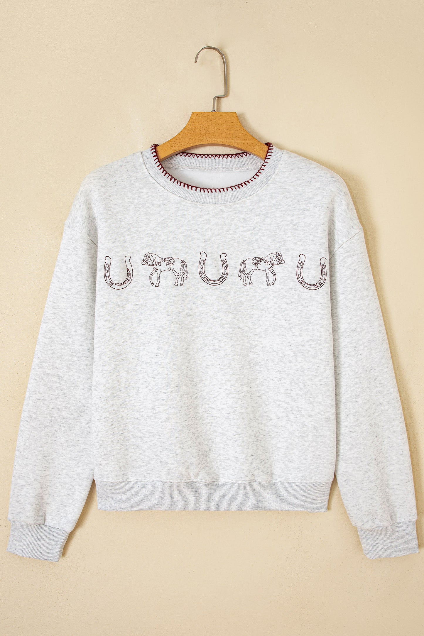 Western Embroidered Sweatshirt