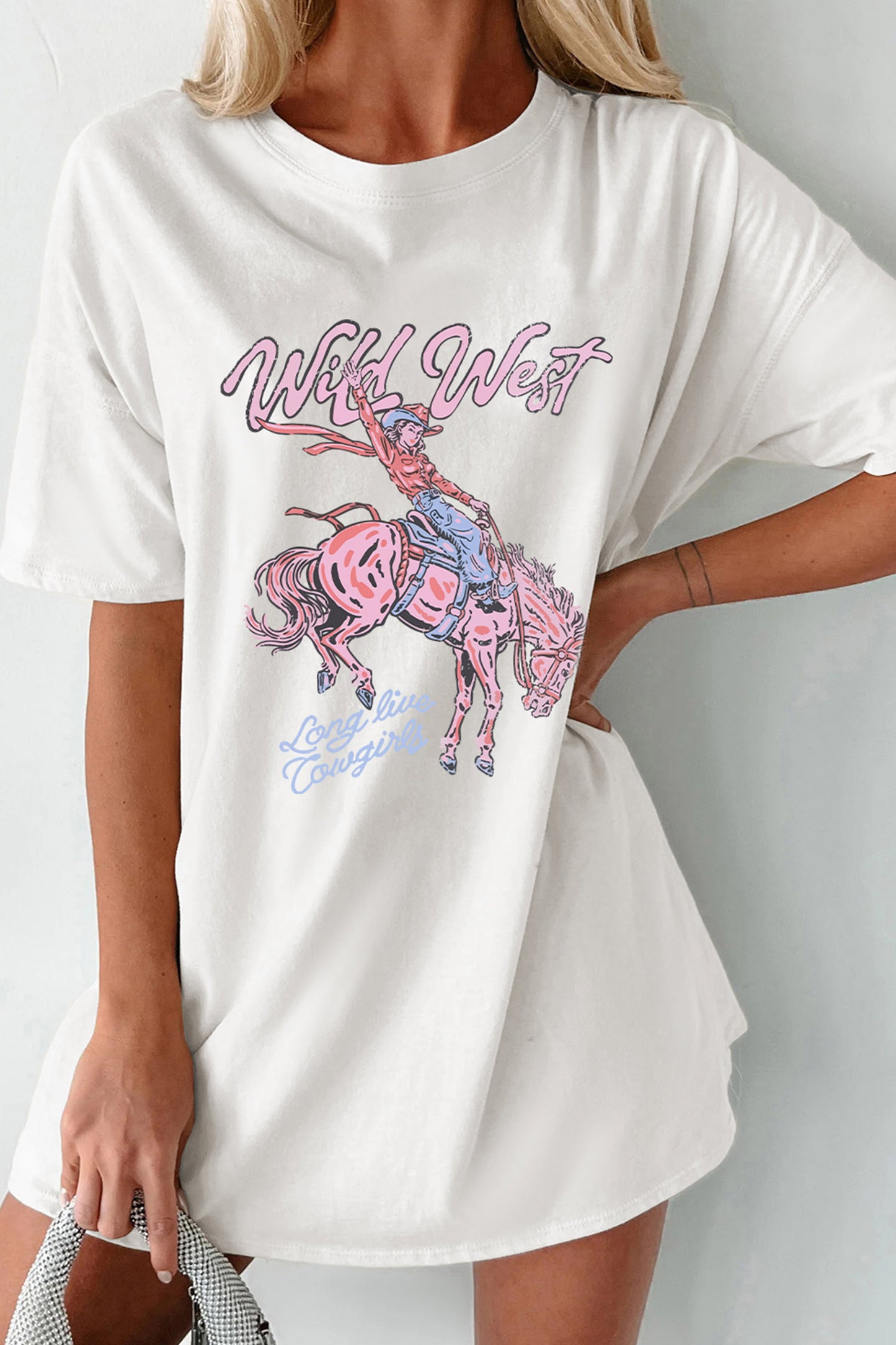 Cowgirl Rodeo Graphic Tunic Tee