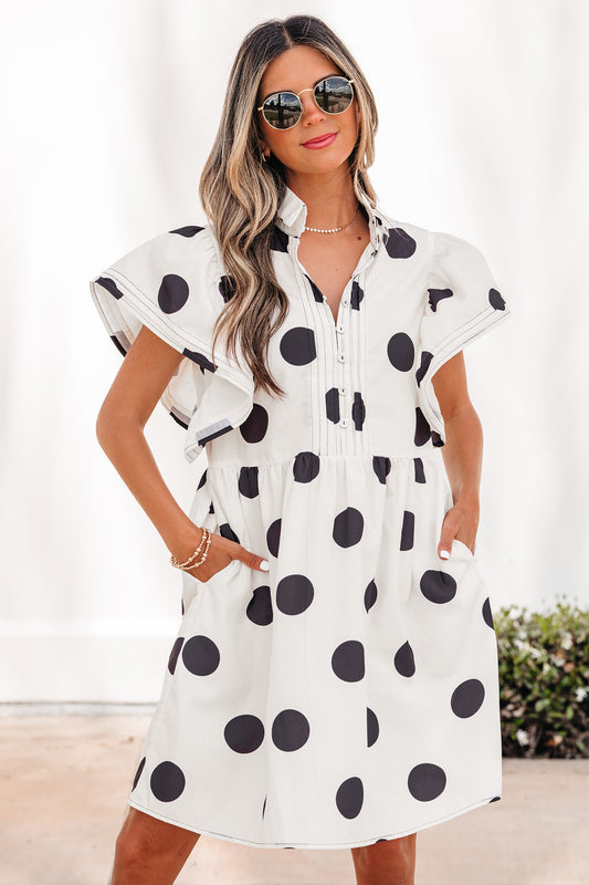 Polka Dot Mini Dress