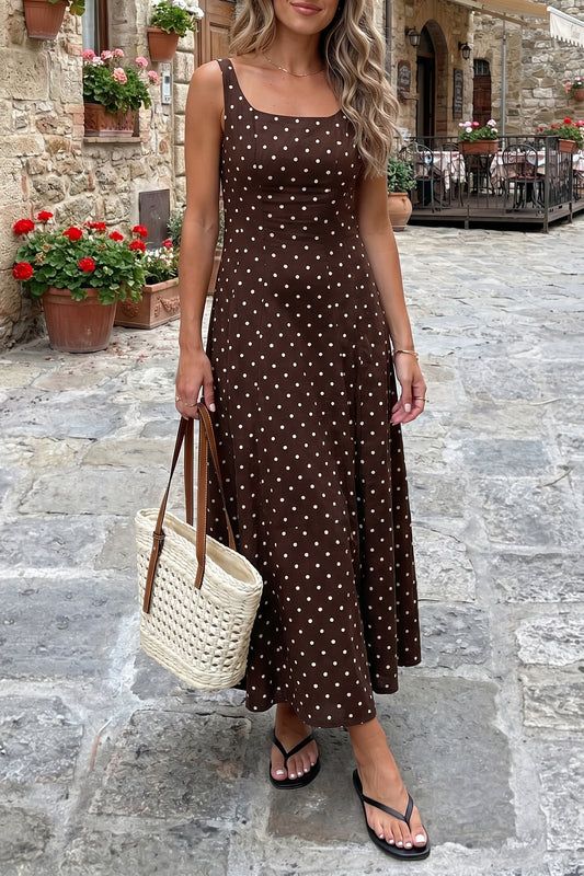 Polka Dot Long Dress
