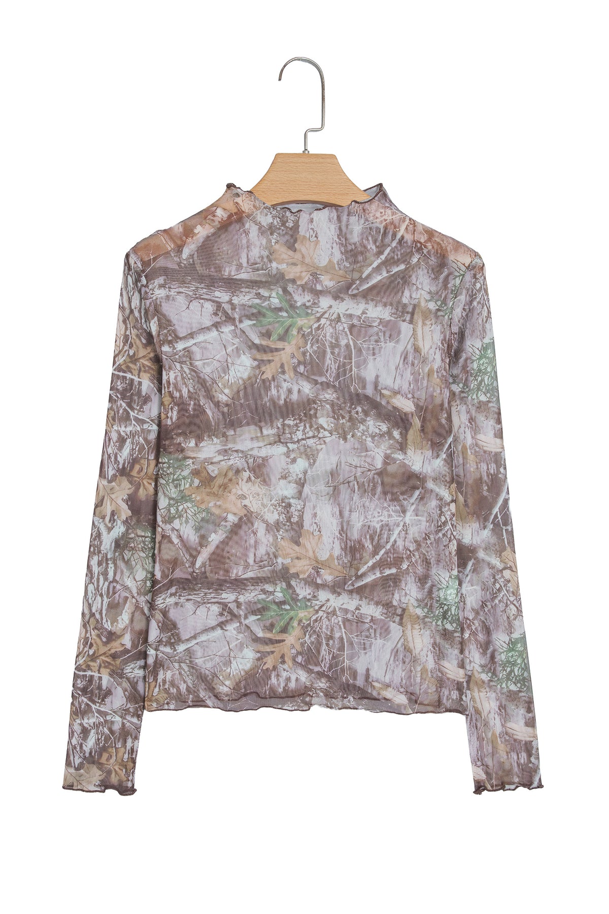 Long Sleeve Mock Neck Top