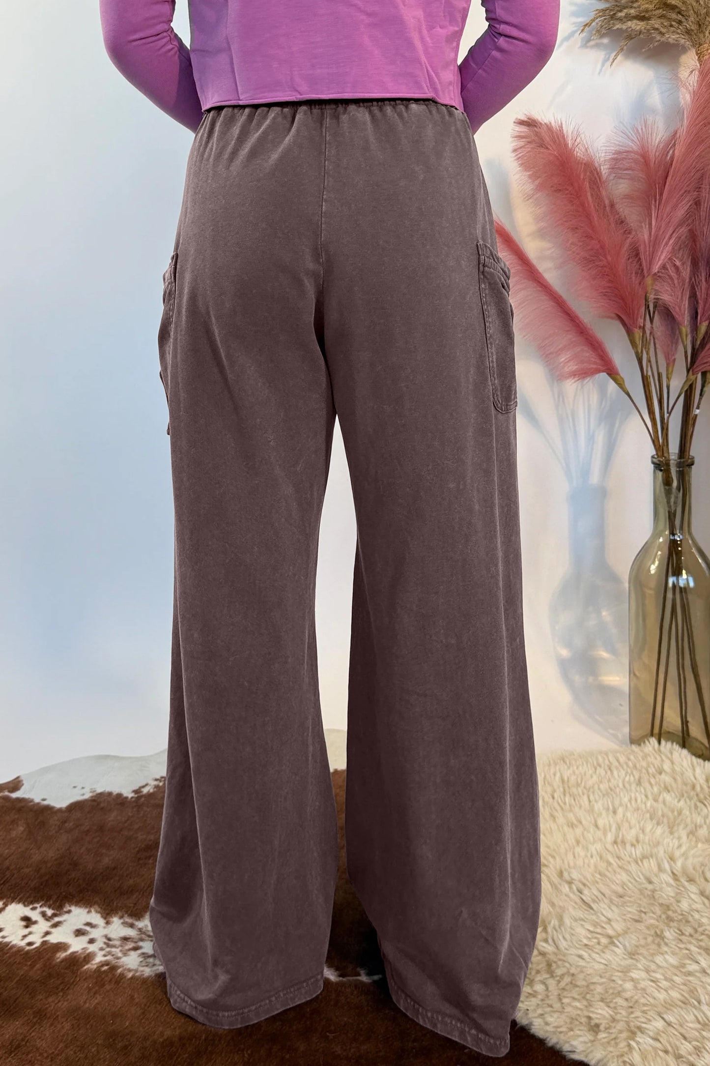 Drawstring Cargo Pants