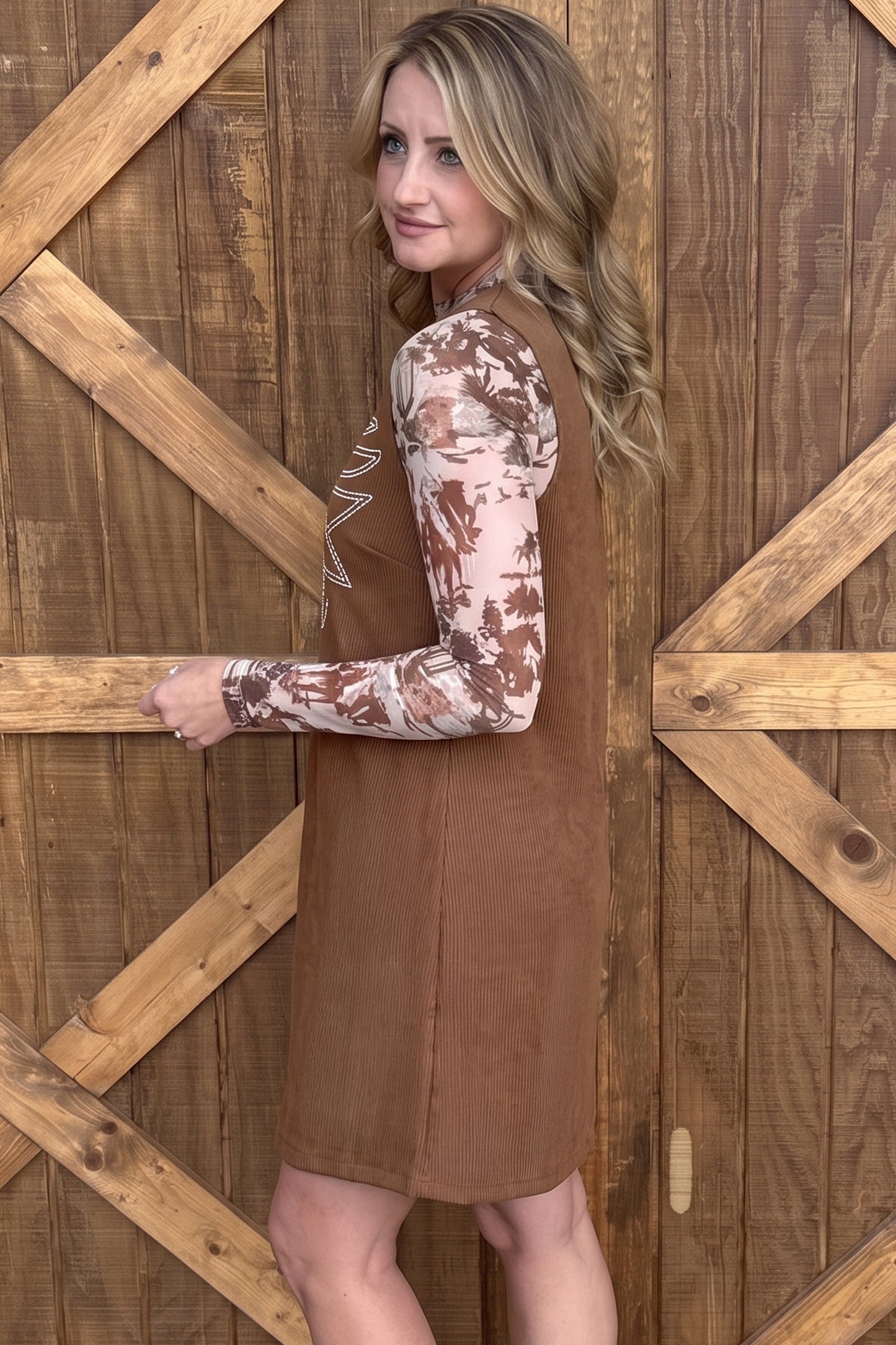 Corduroy Shift Dress