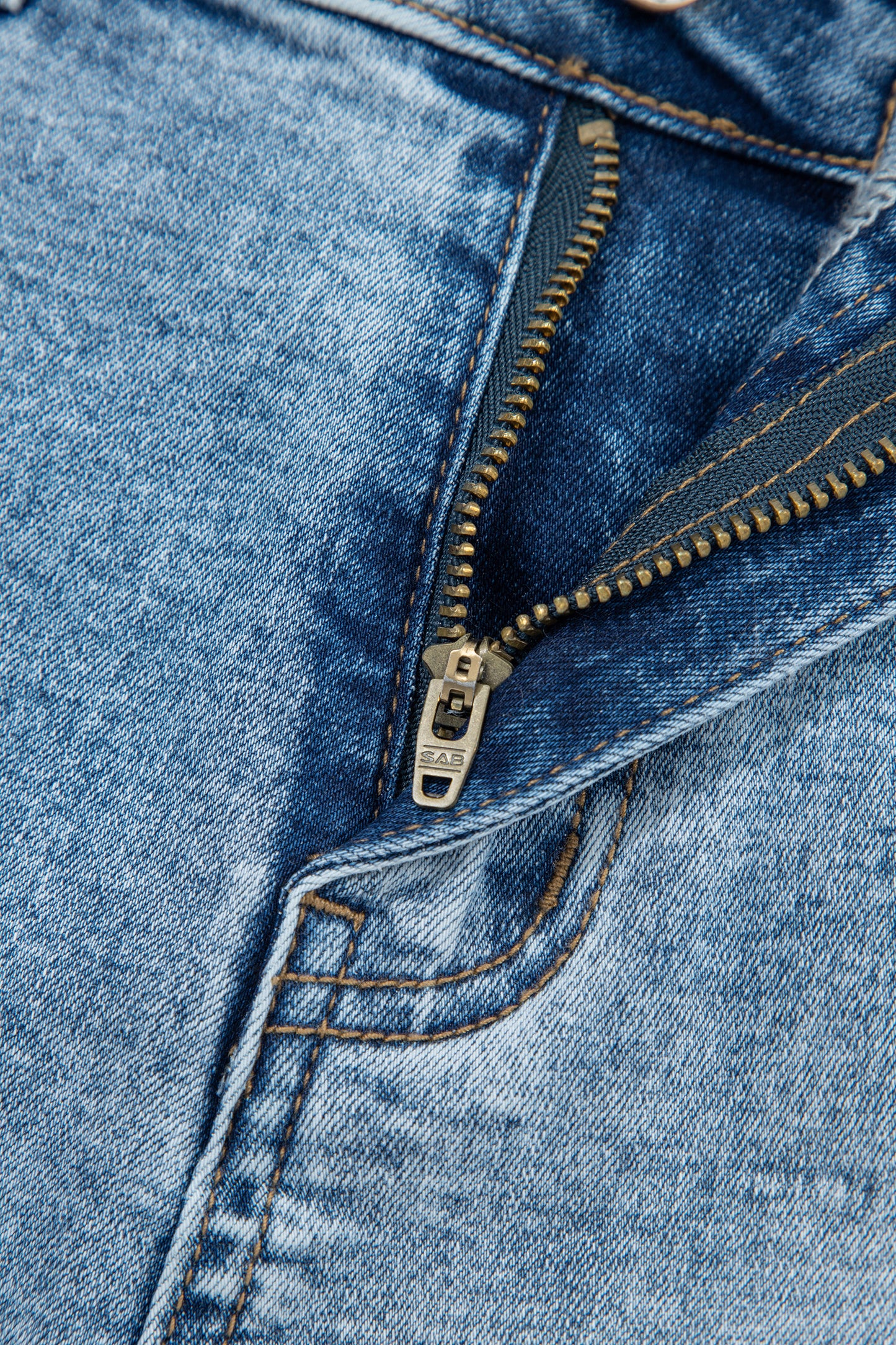 Stud Denim Shorts