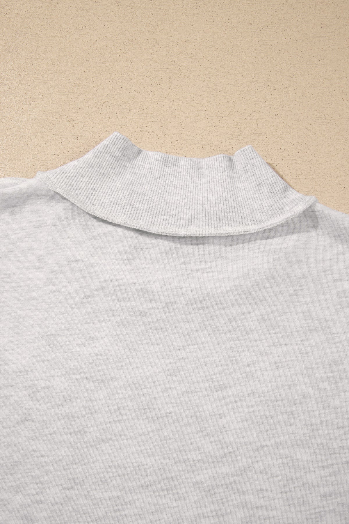 High Neck Polka Dot Baggy Sweatshirt