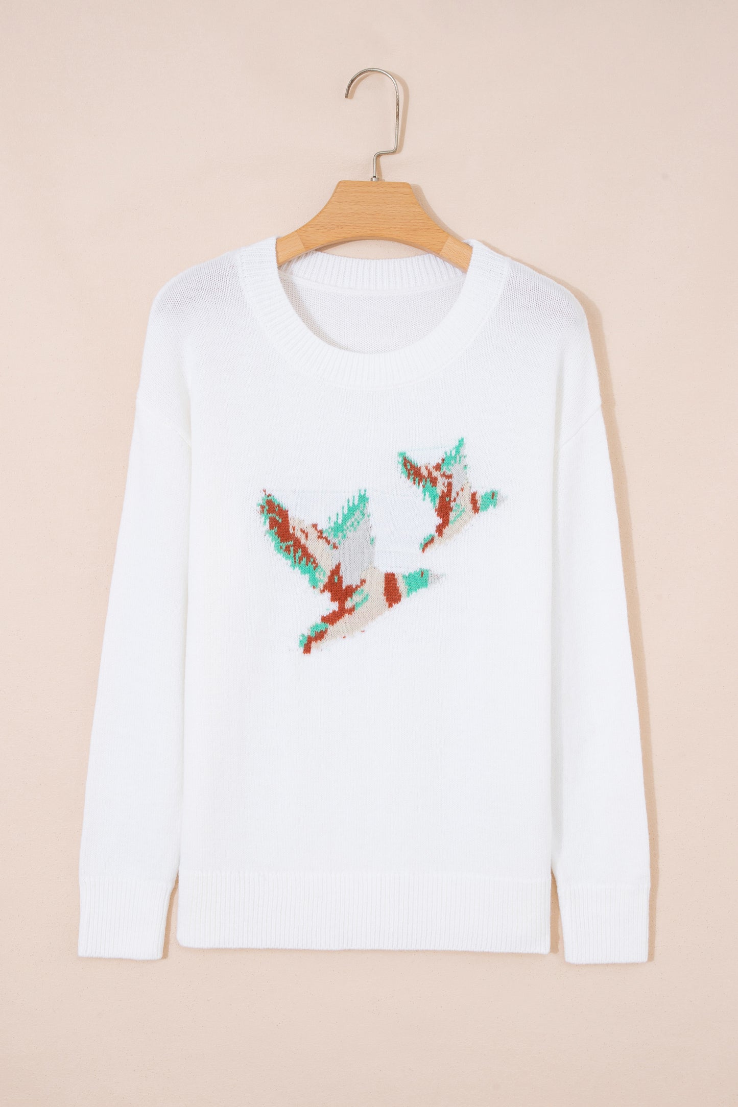 Duck Long Sleeve Pullover Sweater