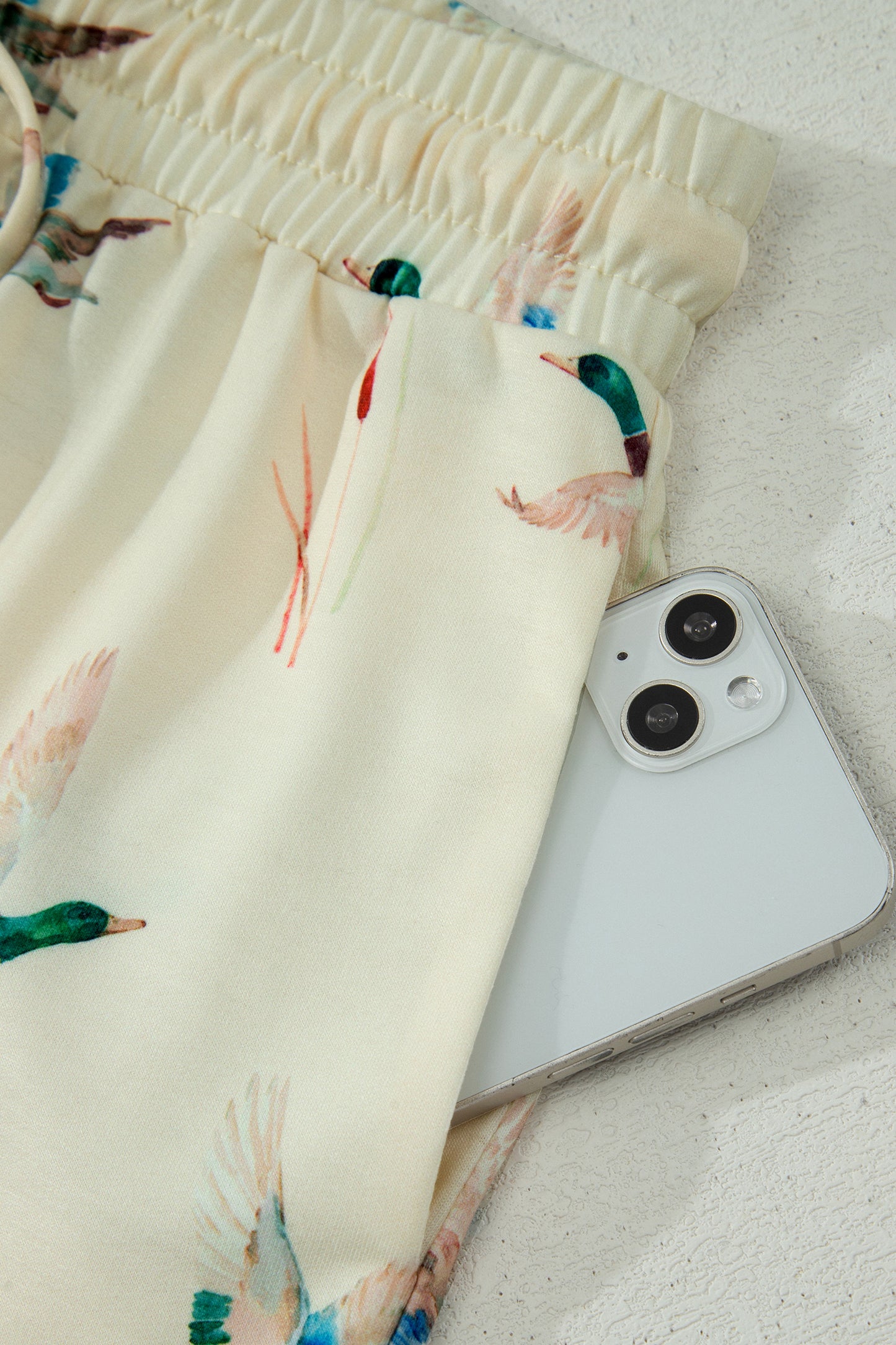 Mallard Duck  Oversized Tee Drawstring Short Set