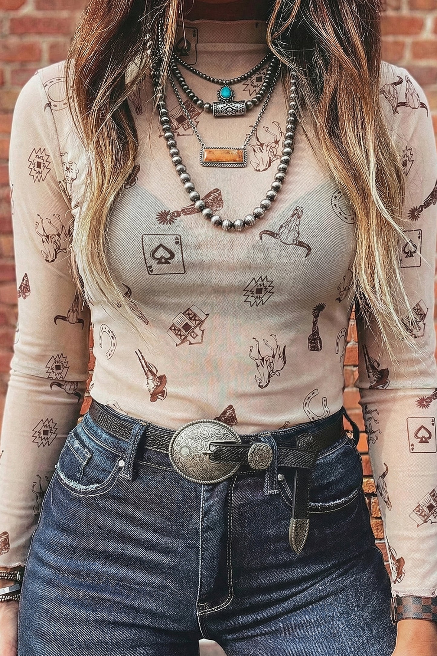 Long Sleeve Mock Neck Top