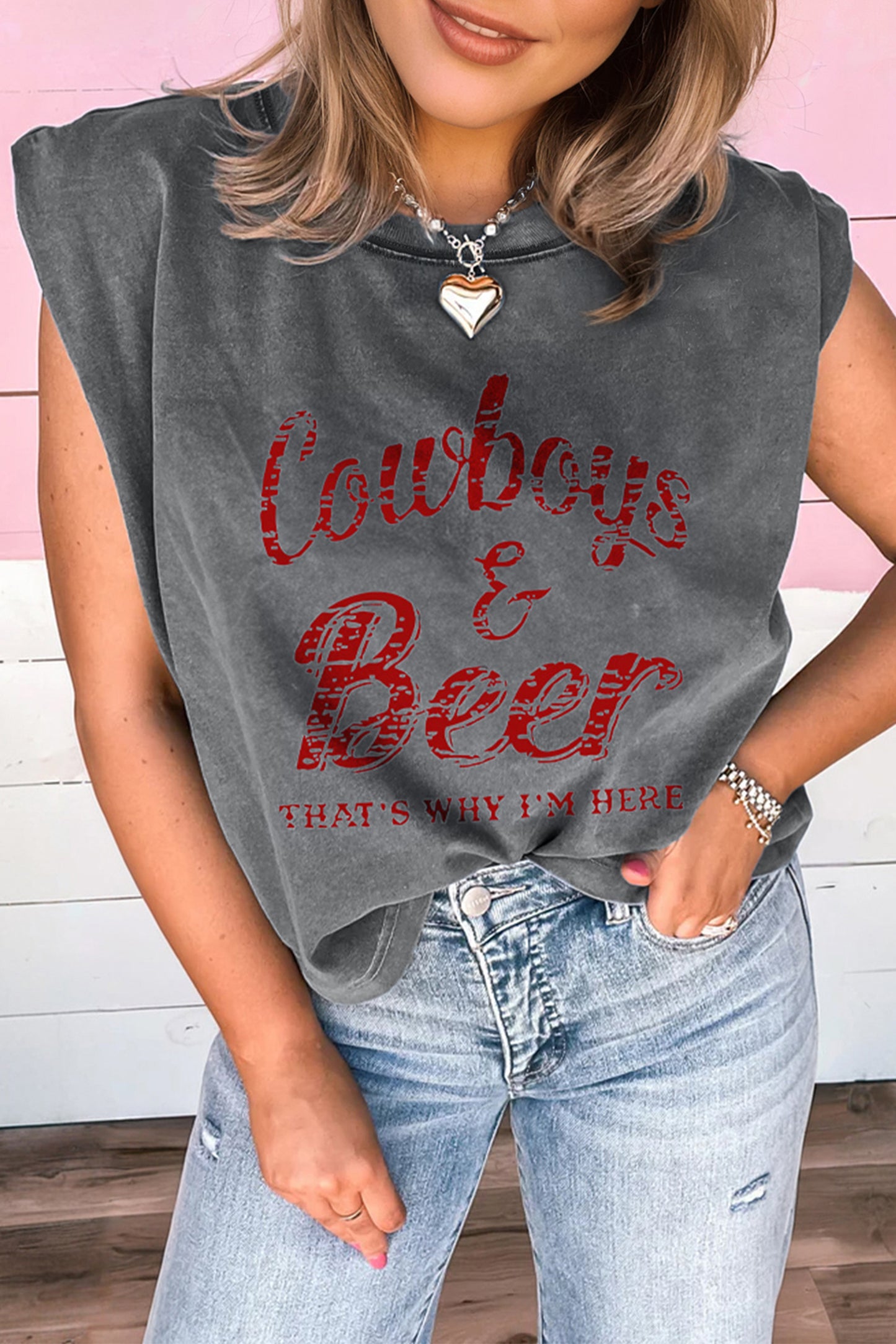 Cowboy & Beer  Tank Top