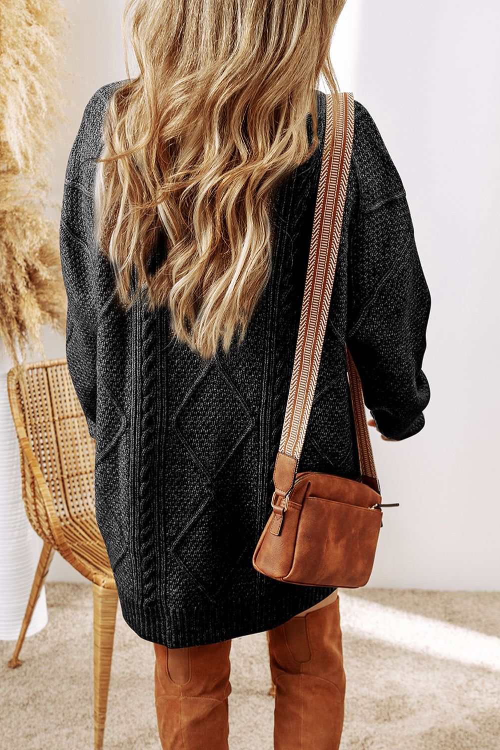 Loose Fit Sweater Dress