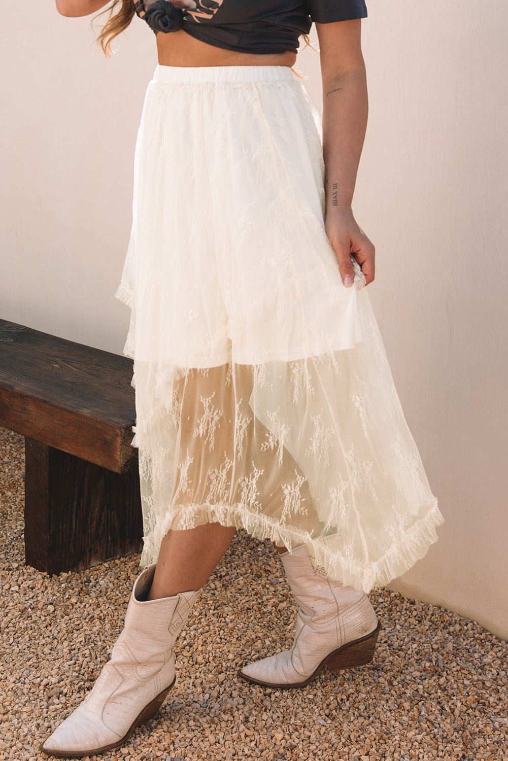 Lace Maxi Skirt