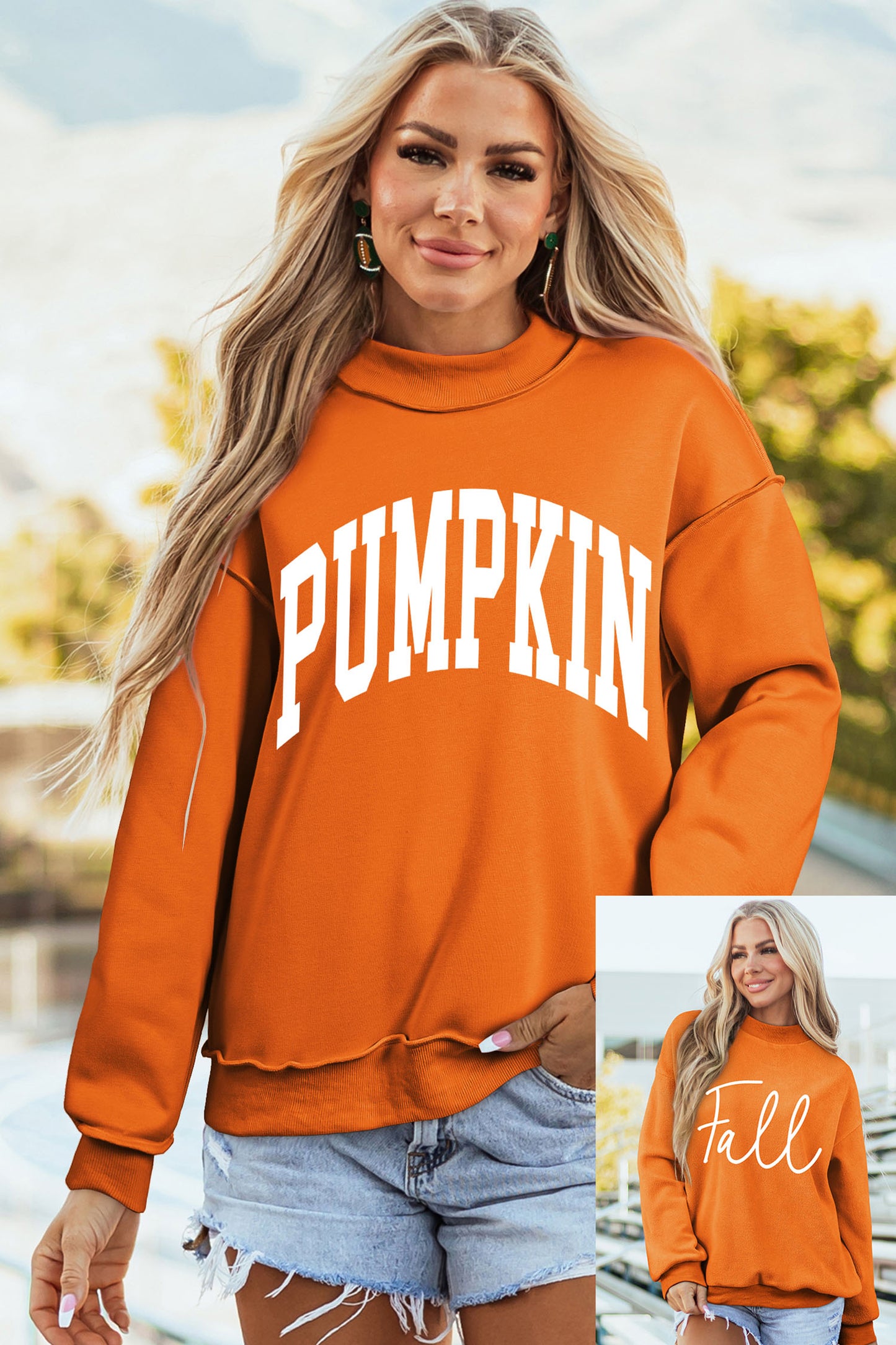Pumpkin/Fall Pullover Sweatshirt