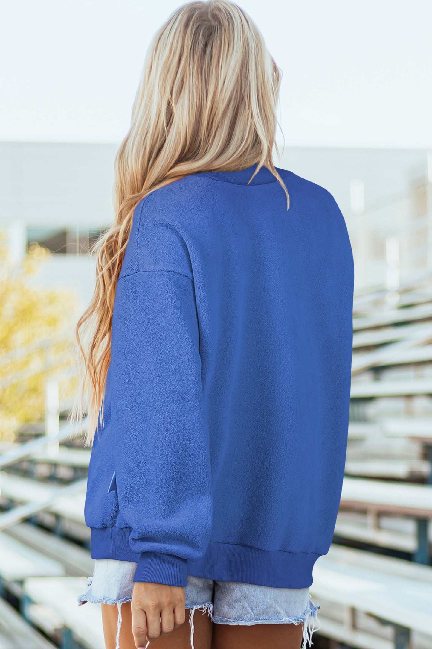 Reversible Oversized Sweatshirt
