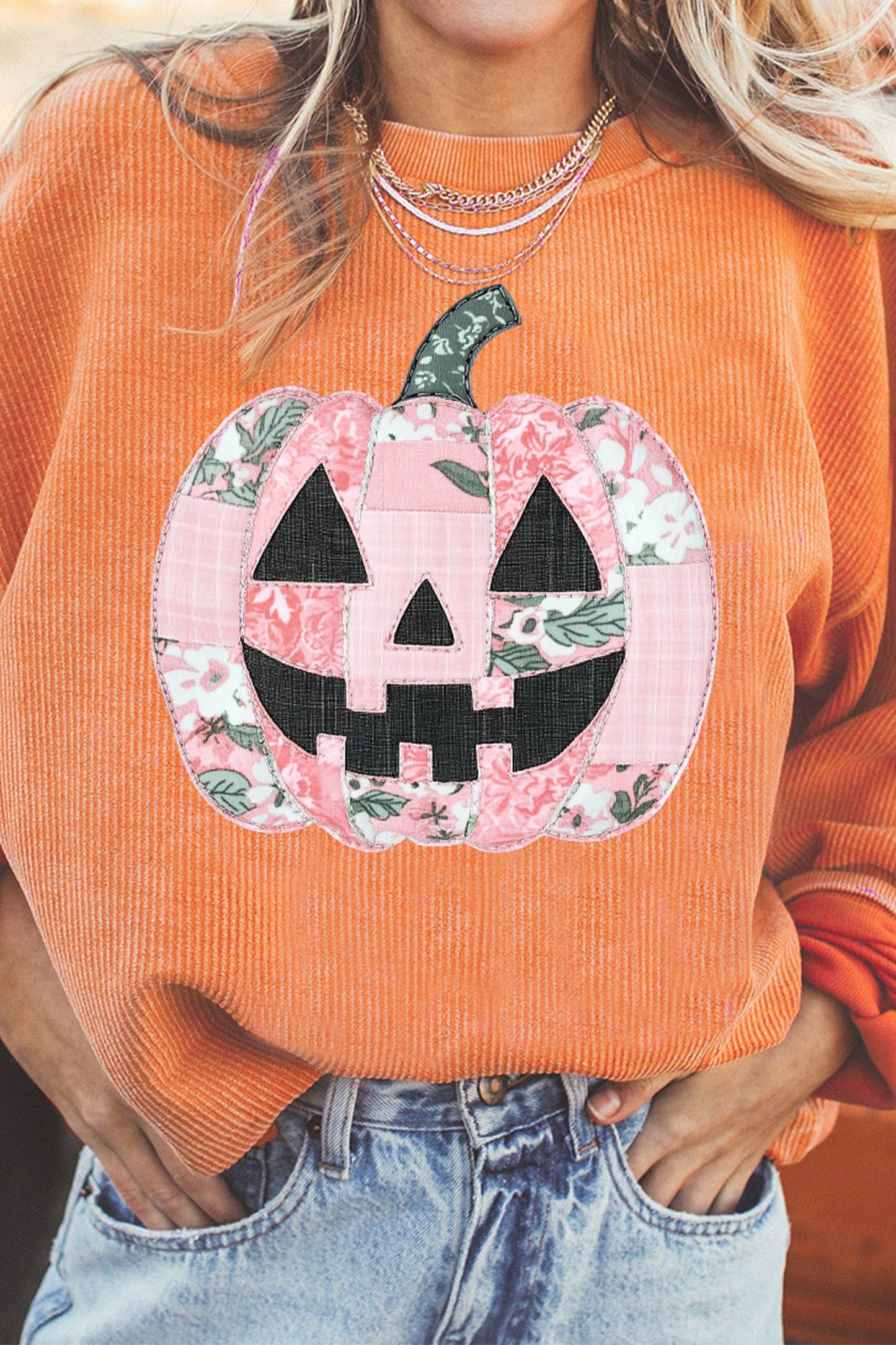 Orange Sweatshirt