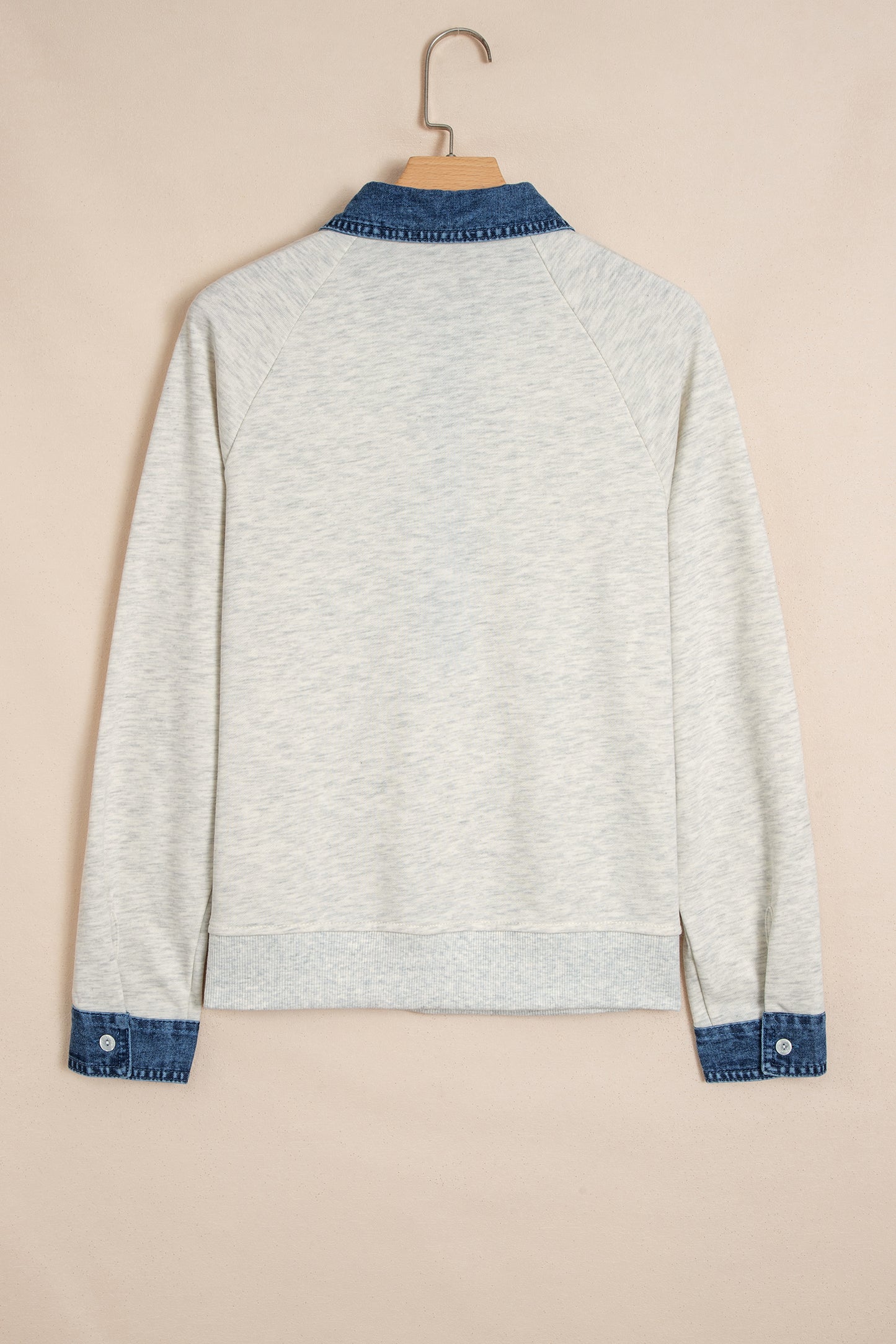 Denim/ Grey Pullover