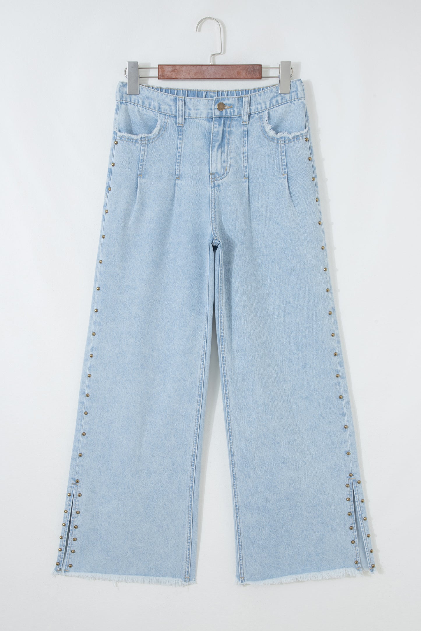 Studded Wide Leg Jeans