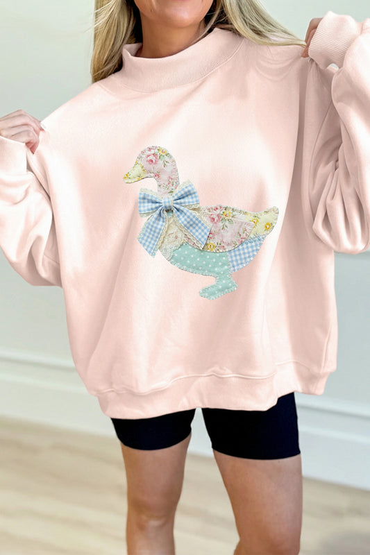 Duck Mock Neck Sweatshirt