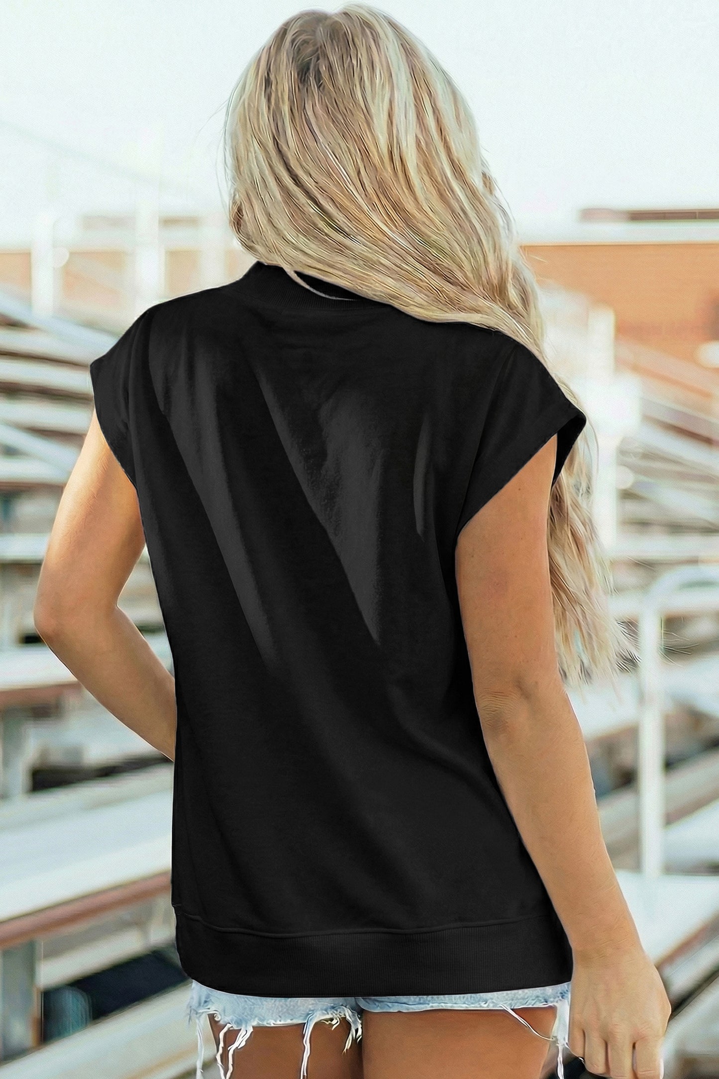 Short Sleeve Loose Top