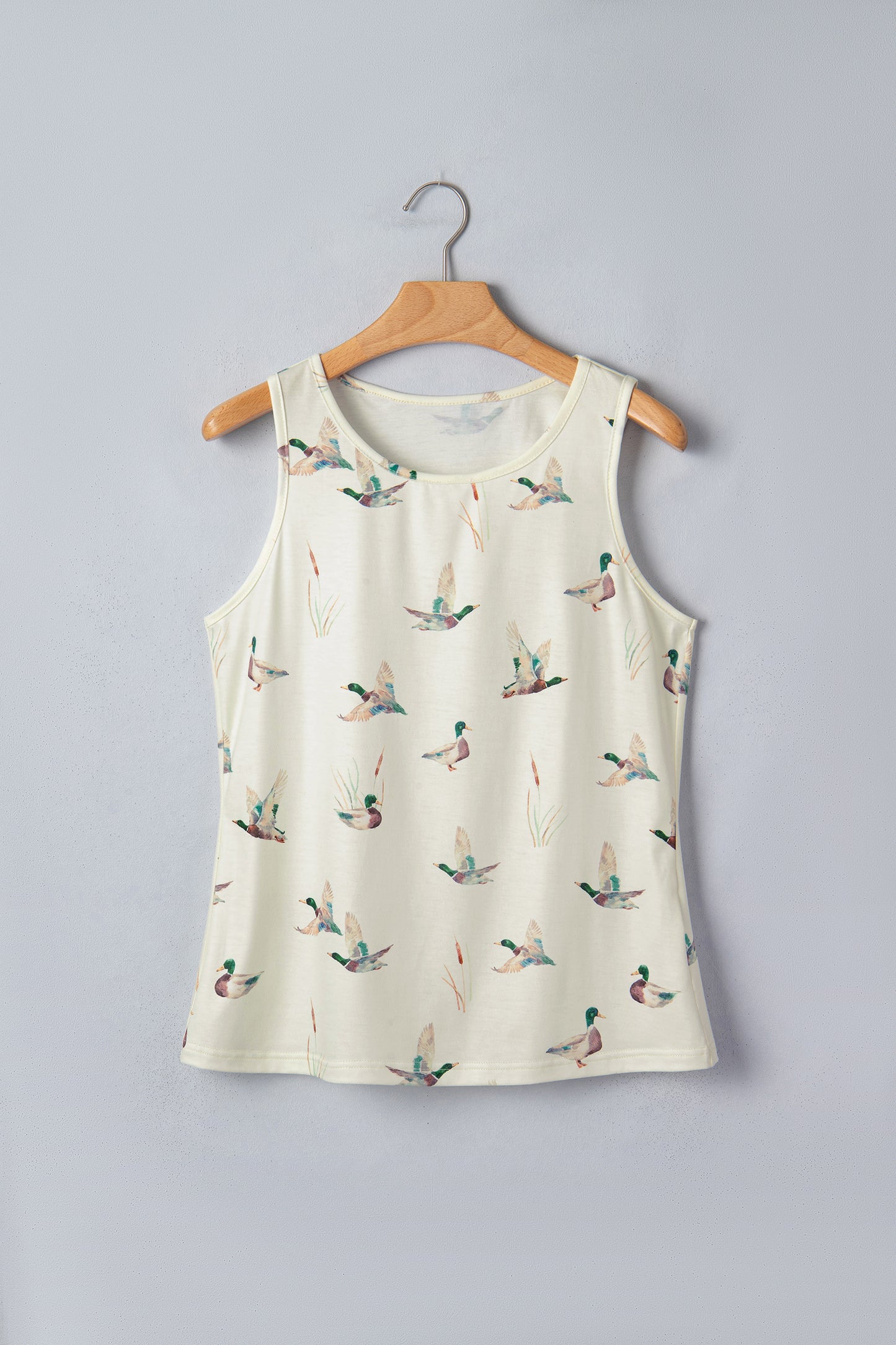 Mallard Print  Tank Top