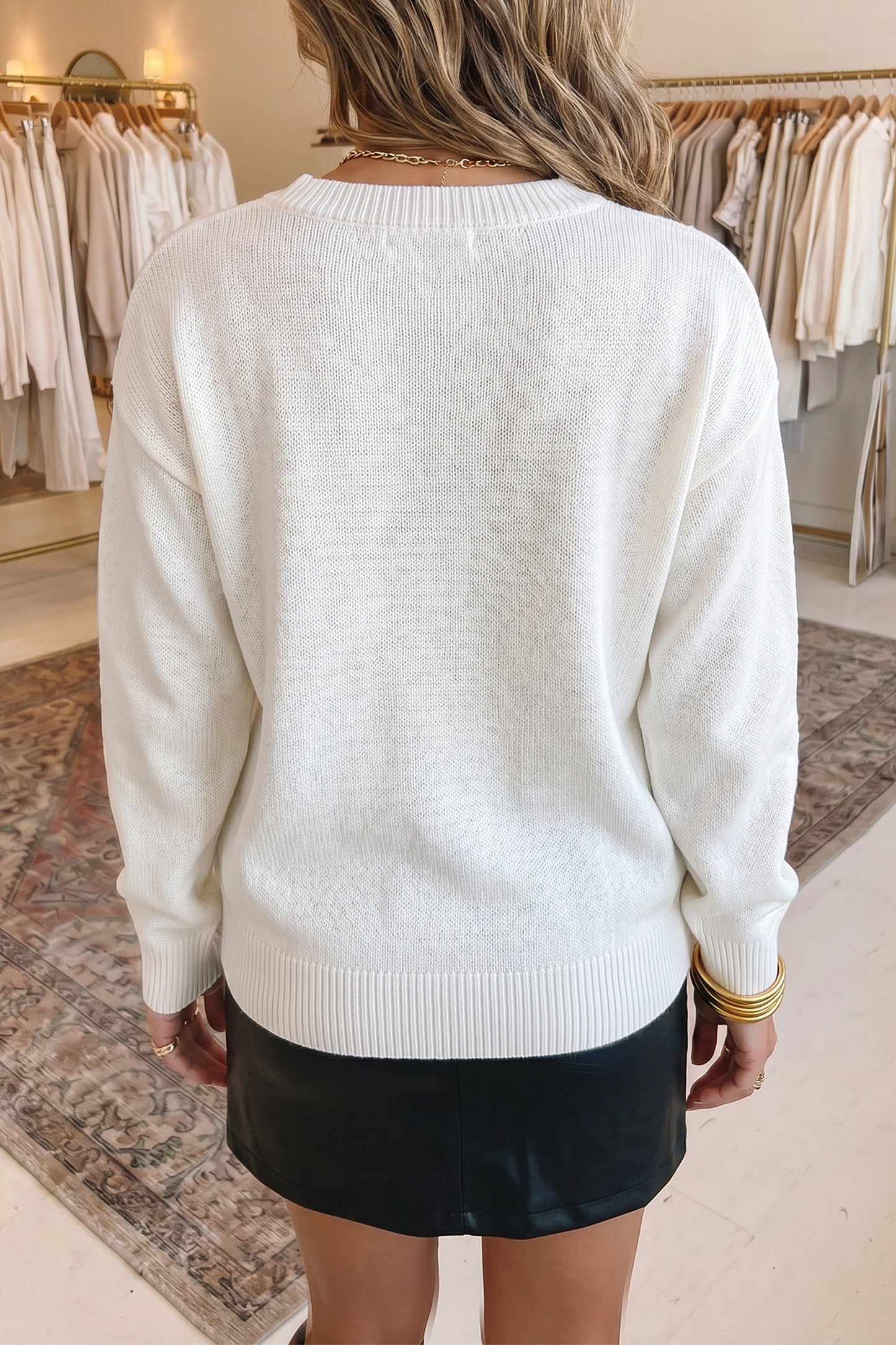 Duck Long Sleeve Pullover Sweater