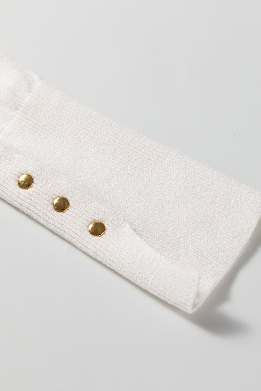 Button Cuffs  Sweater