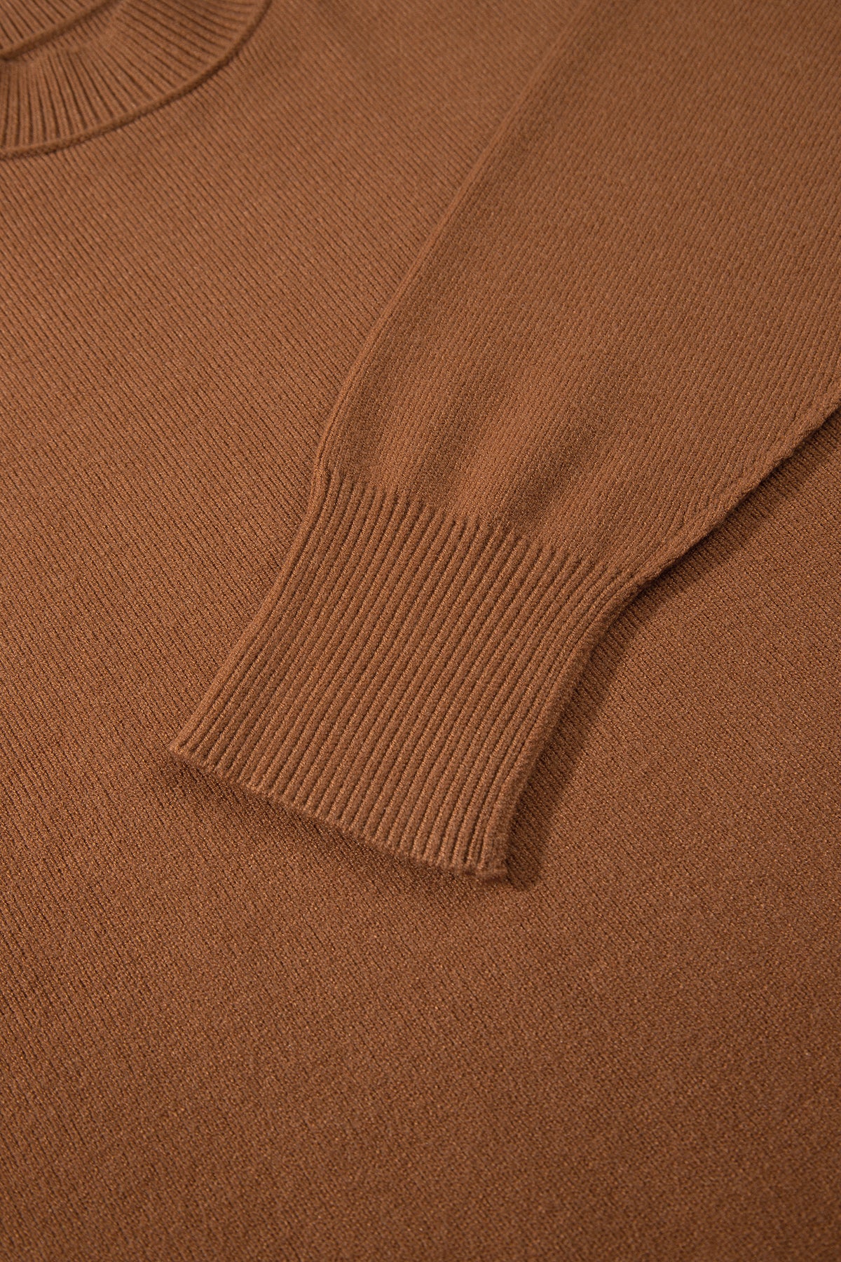 Oversized Ribbed Knit Plus Size Sweater