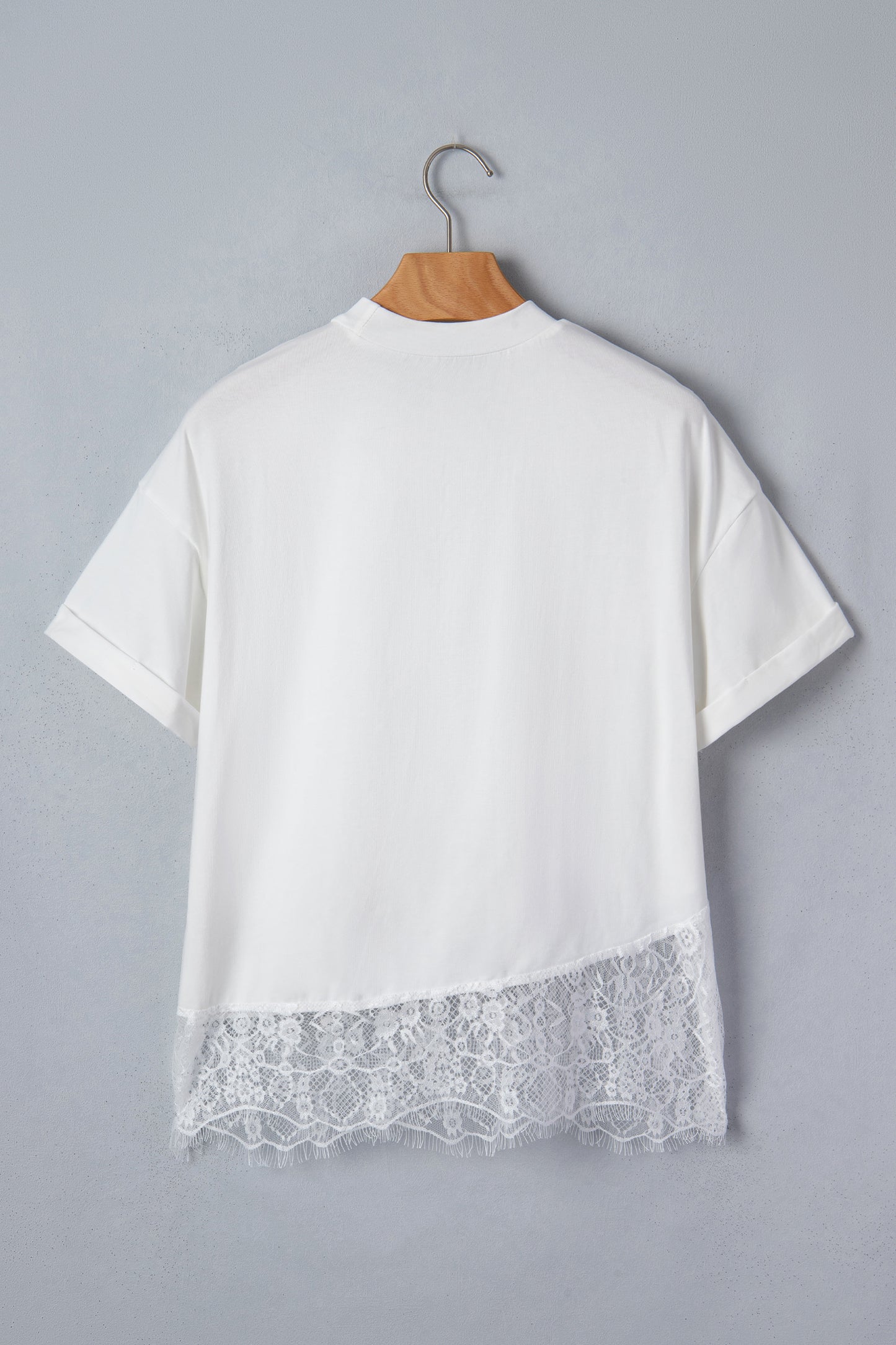 Asymmetric Lace Tee