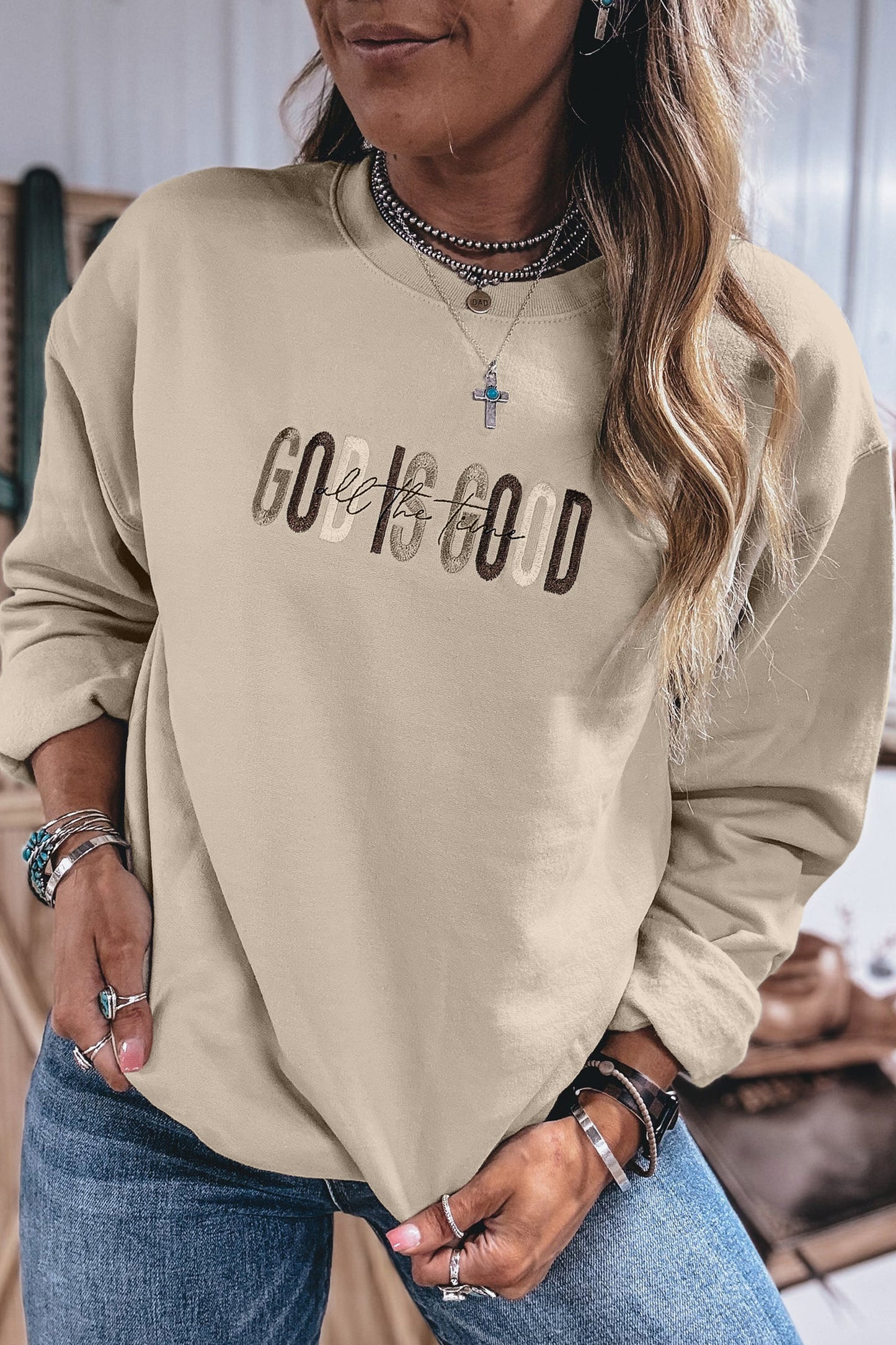 GOD IS GOOD  Sweater