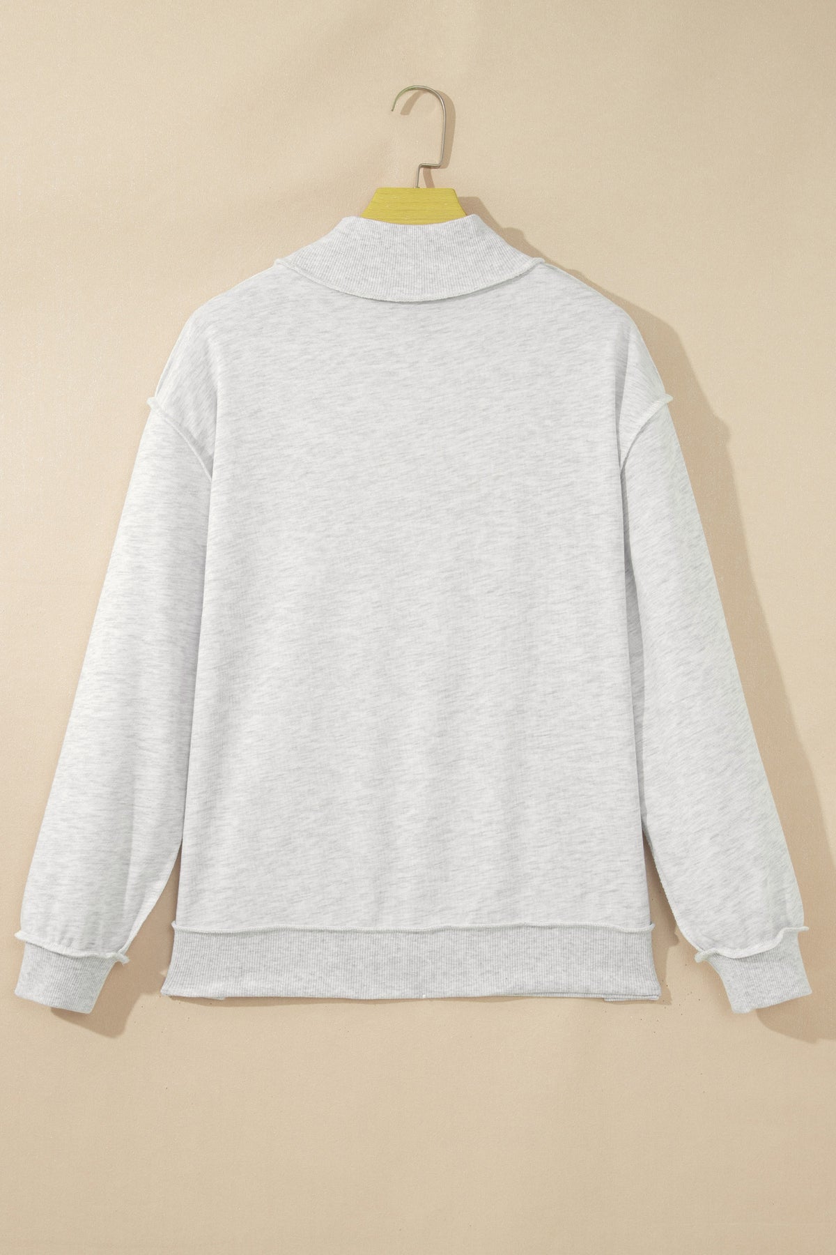 High Neck Polka Dot Baggy Sweatshirt
