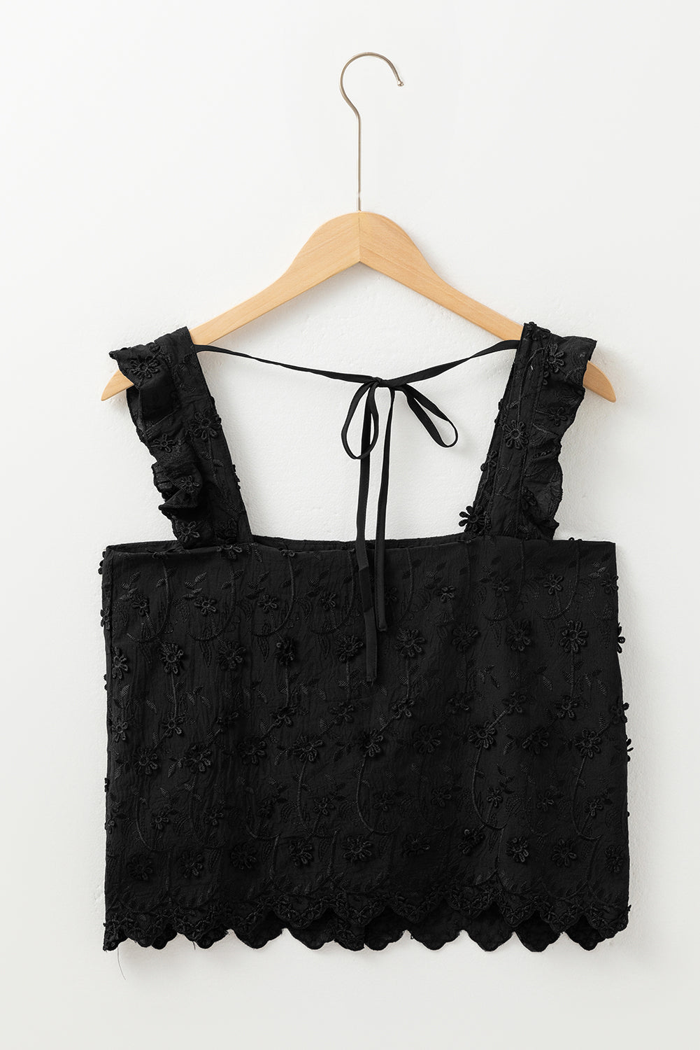 Floral Embroidered Tank Top