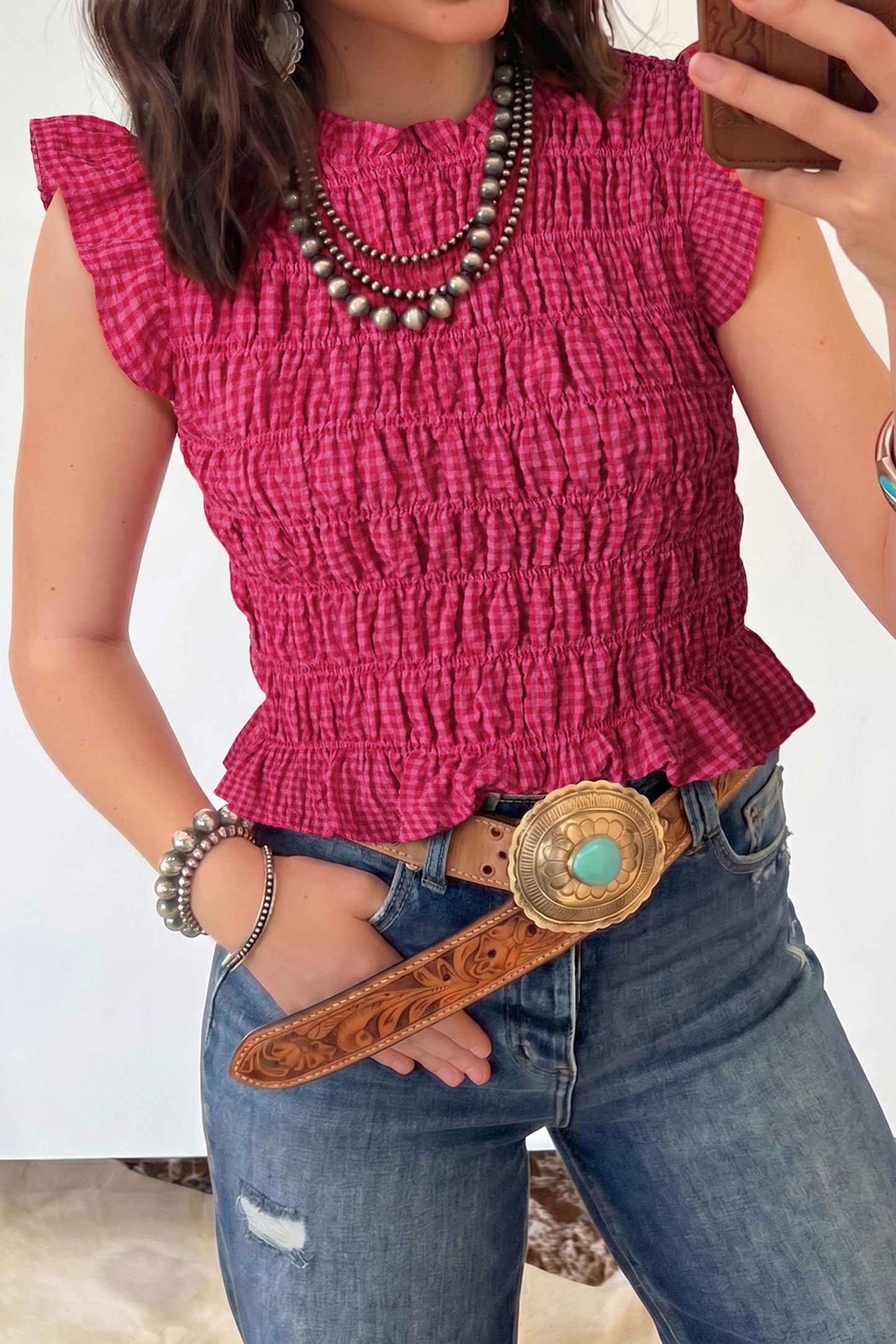 Ruffle Tank Top