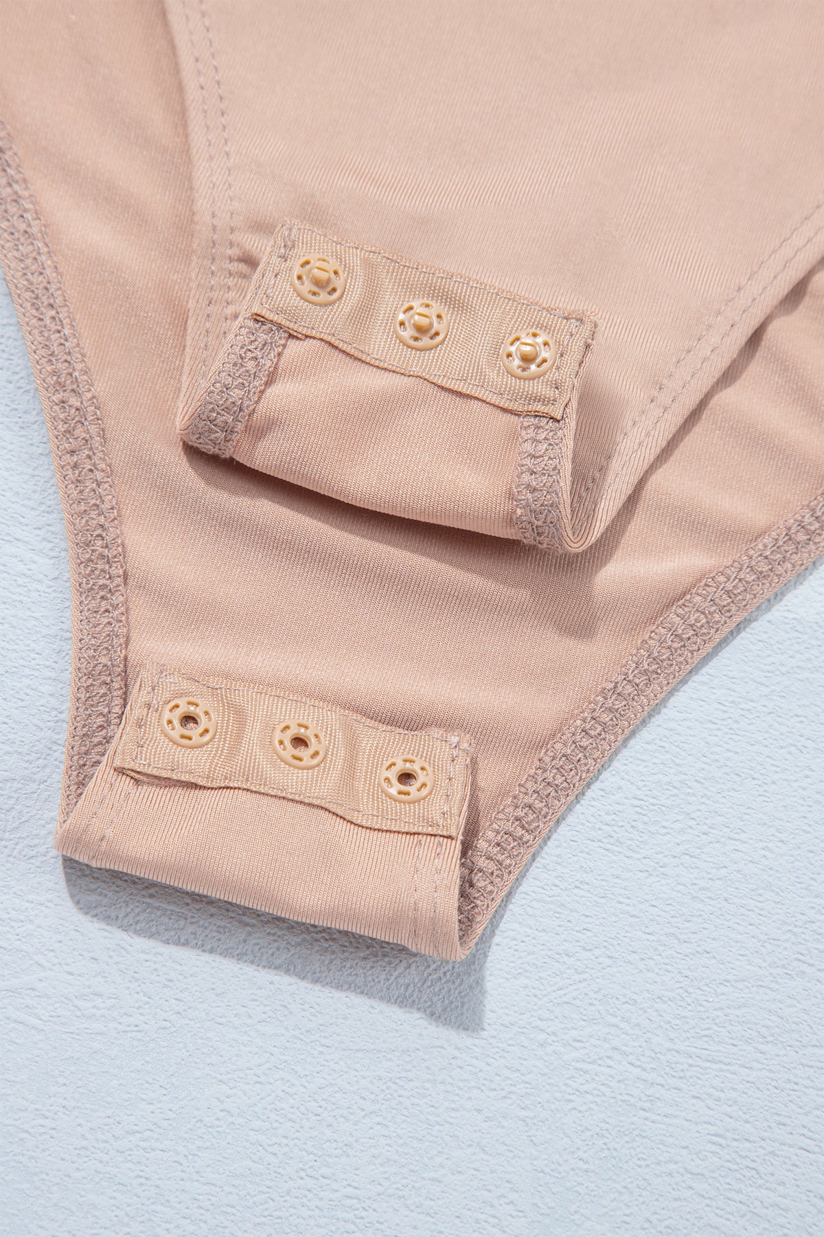 Beige Velvet Bodysuit