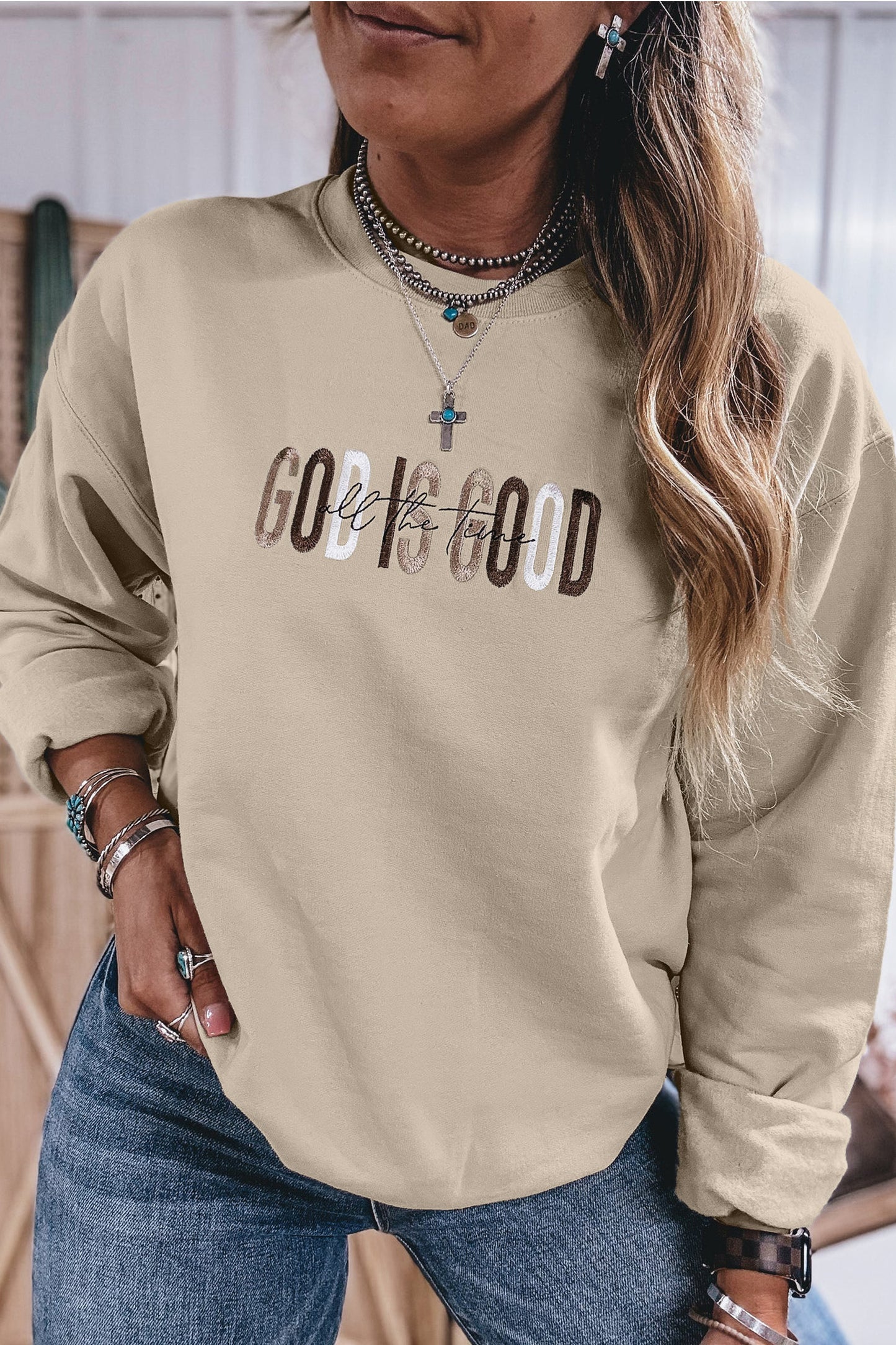 GOD IS GOOD  Sweater