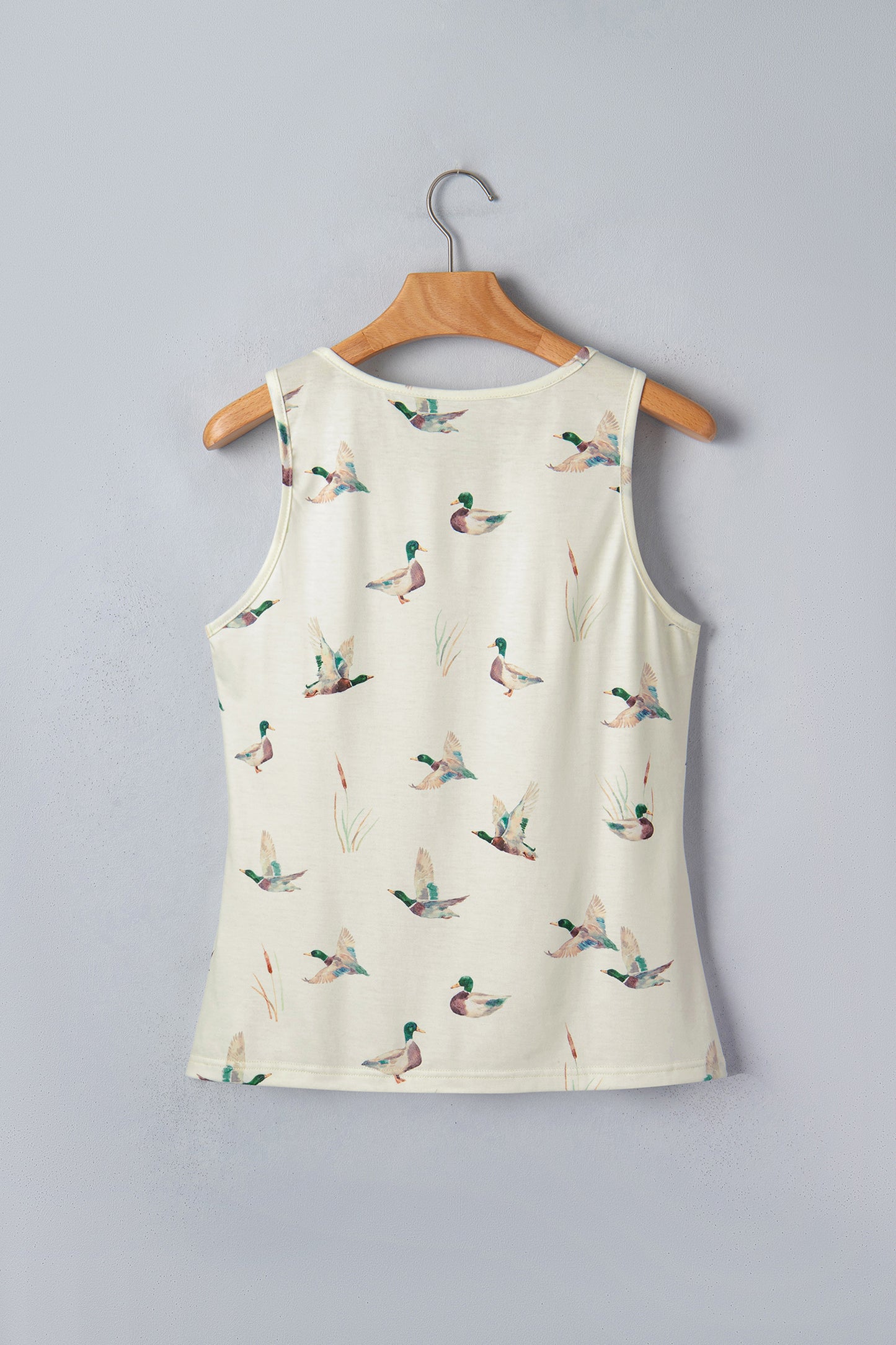 Mallard Print  Tank Top