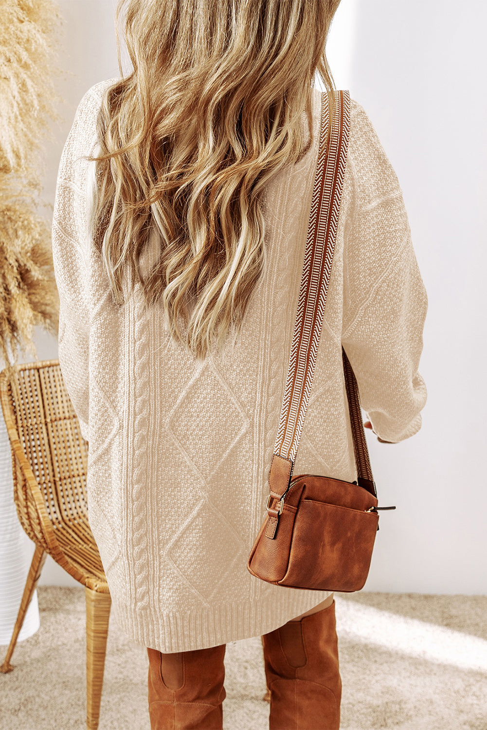 Loose Fit Sweater Dress