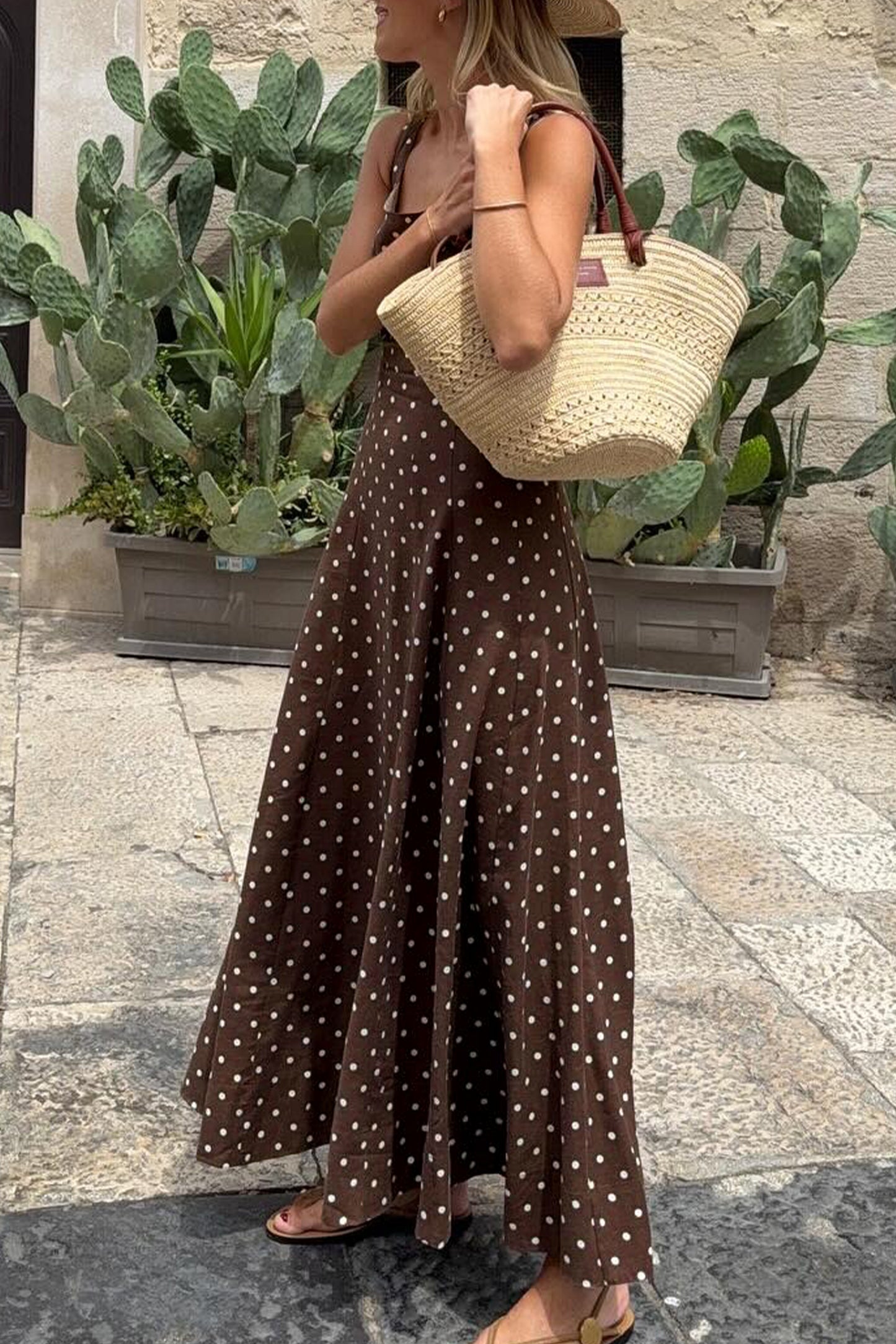 Polka Dot Long Dress