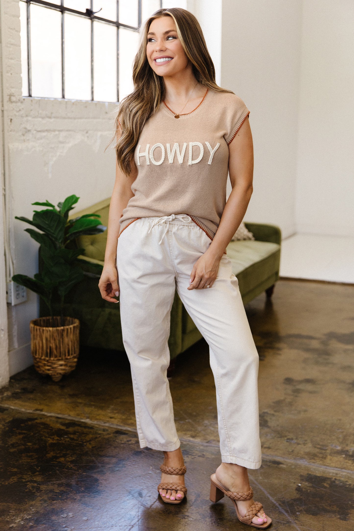 HOWDY Western Sweater
