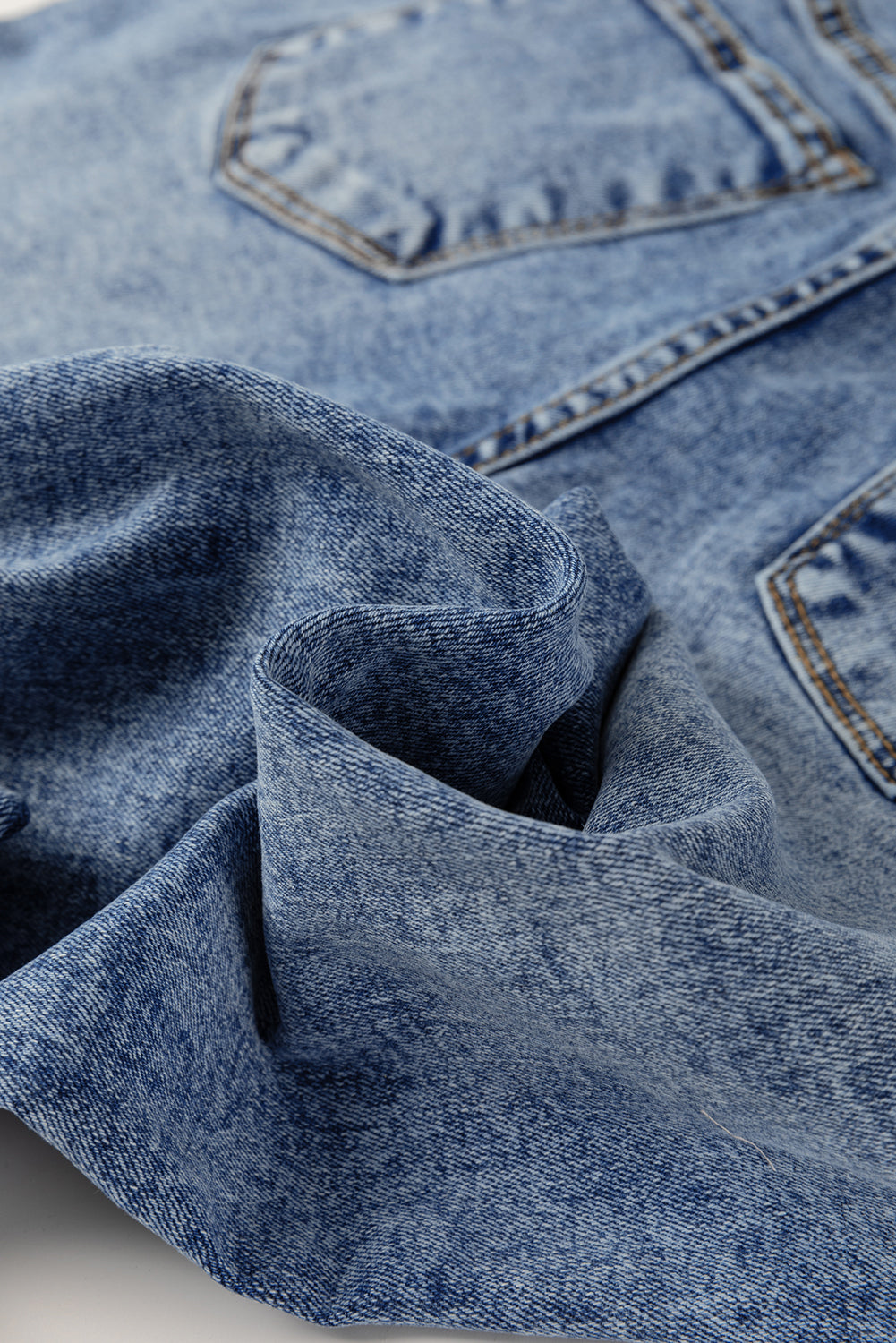 Cuffed High Waist Jeans