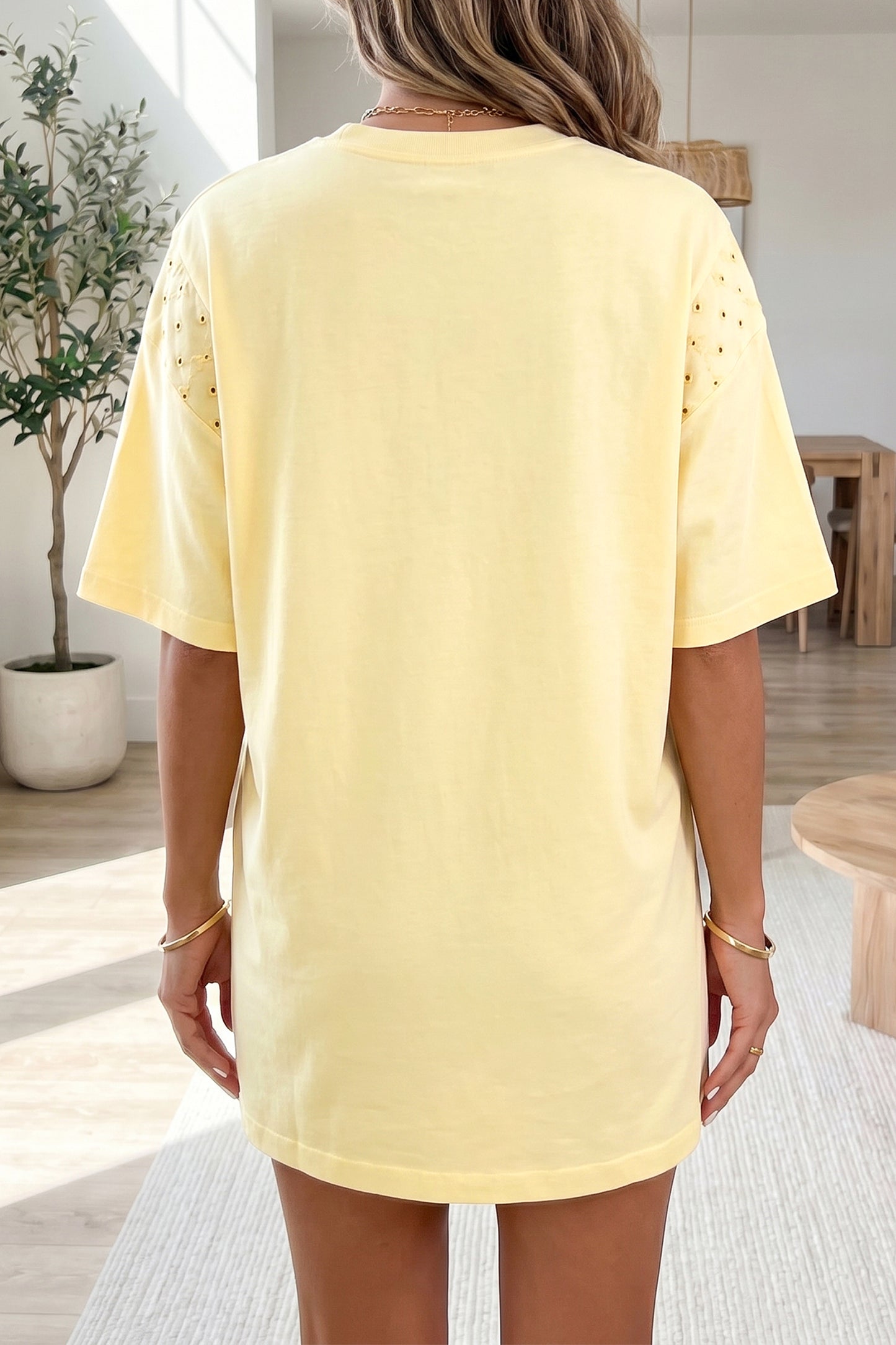 Sleeve Loose T Shirt Dress