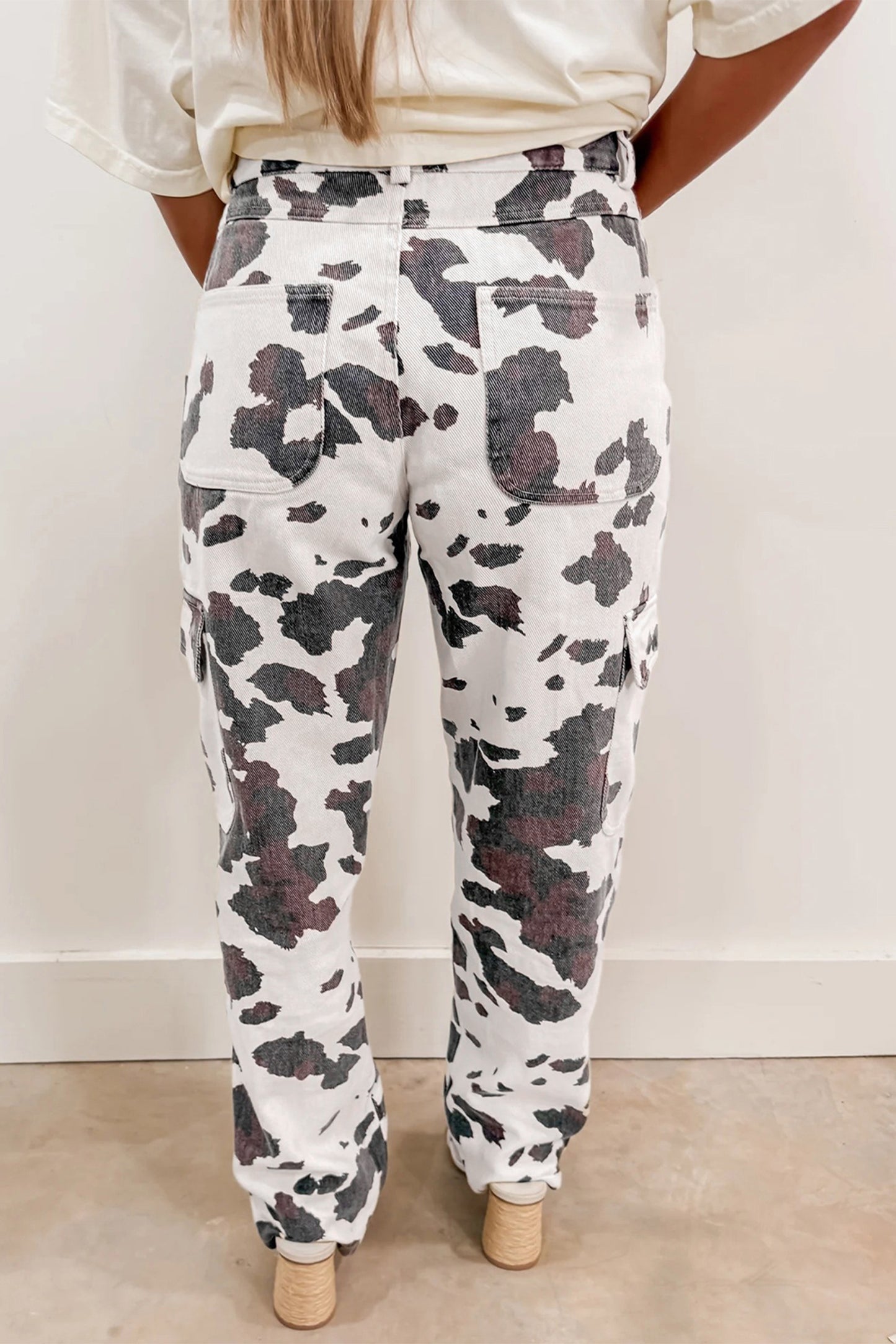 Cow Multi Pocketed Jeans
