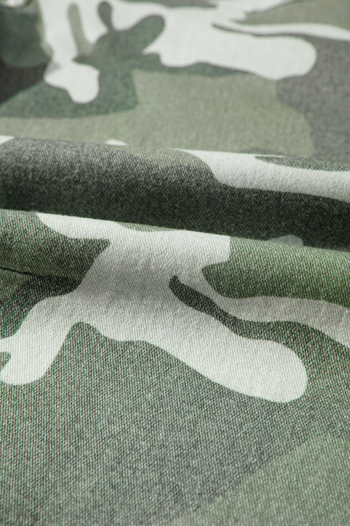 Camo Straight Ankle Jeans