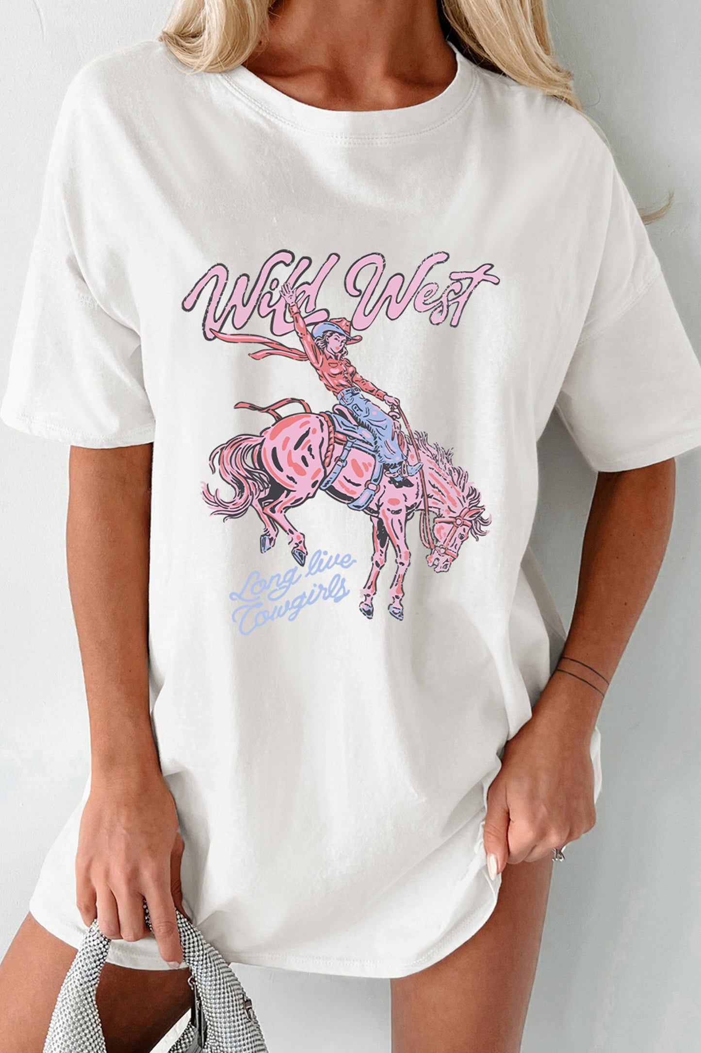 Cowgirl Rodeo Graphic Tunic Tee